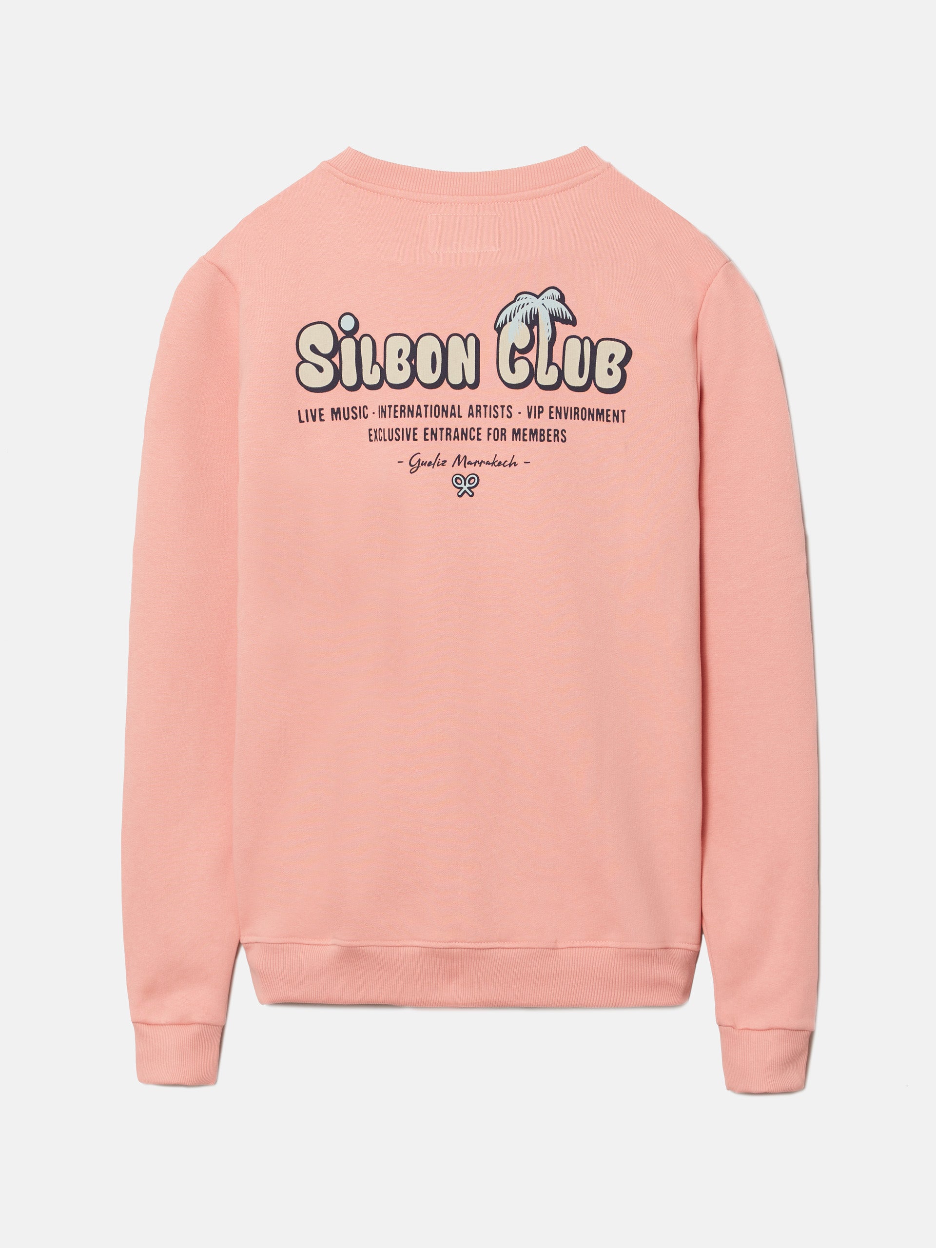 Silbon club coral sweatshirt