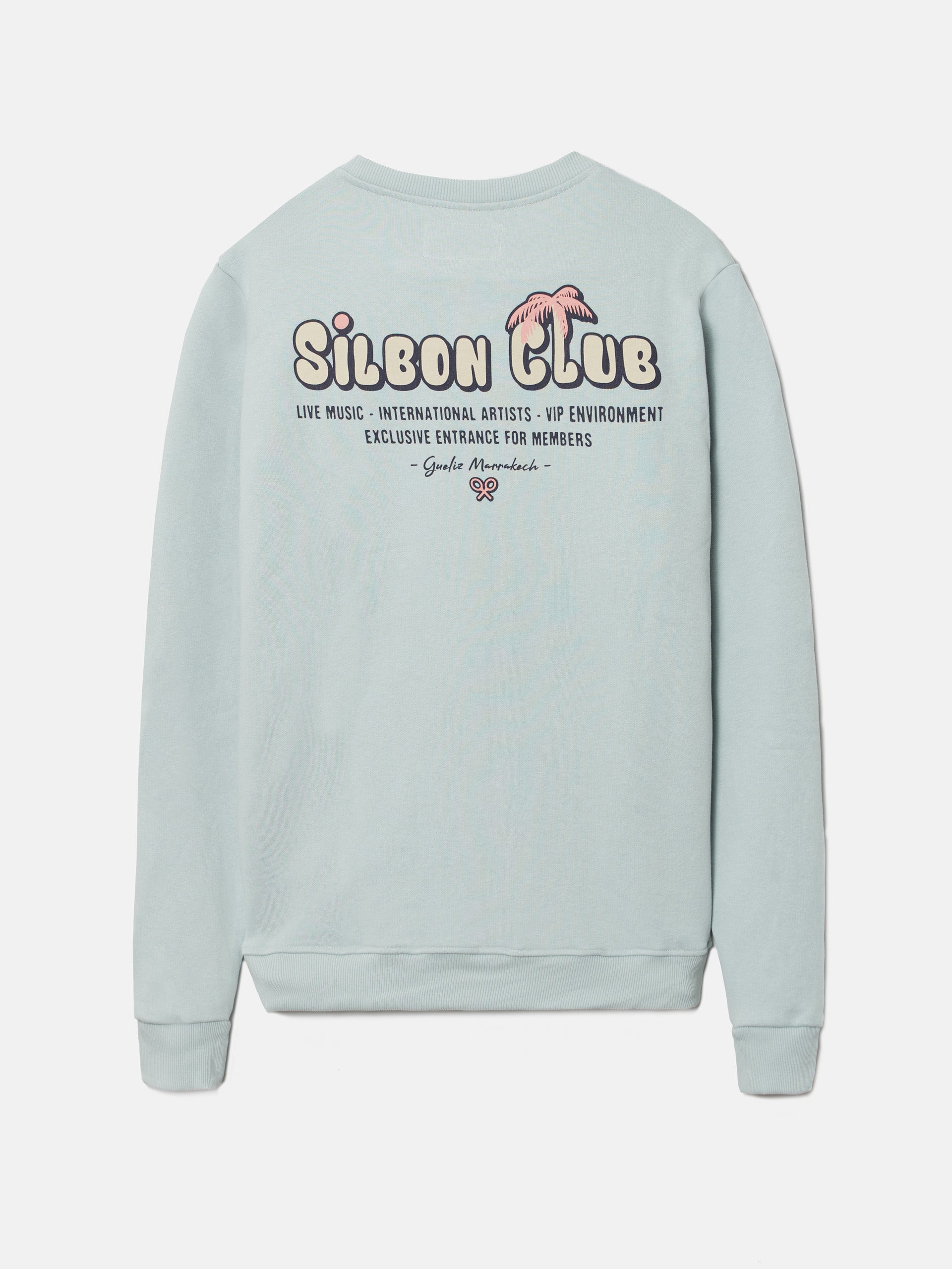 Silbon club aquamarine sweatshirt