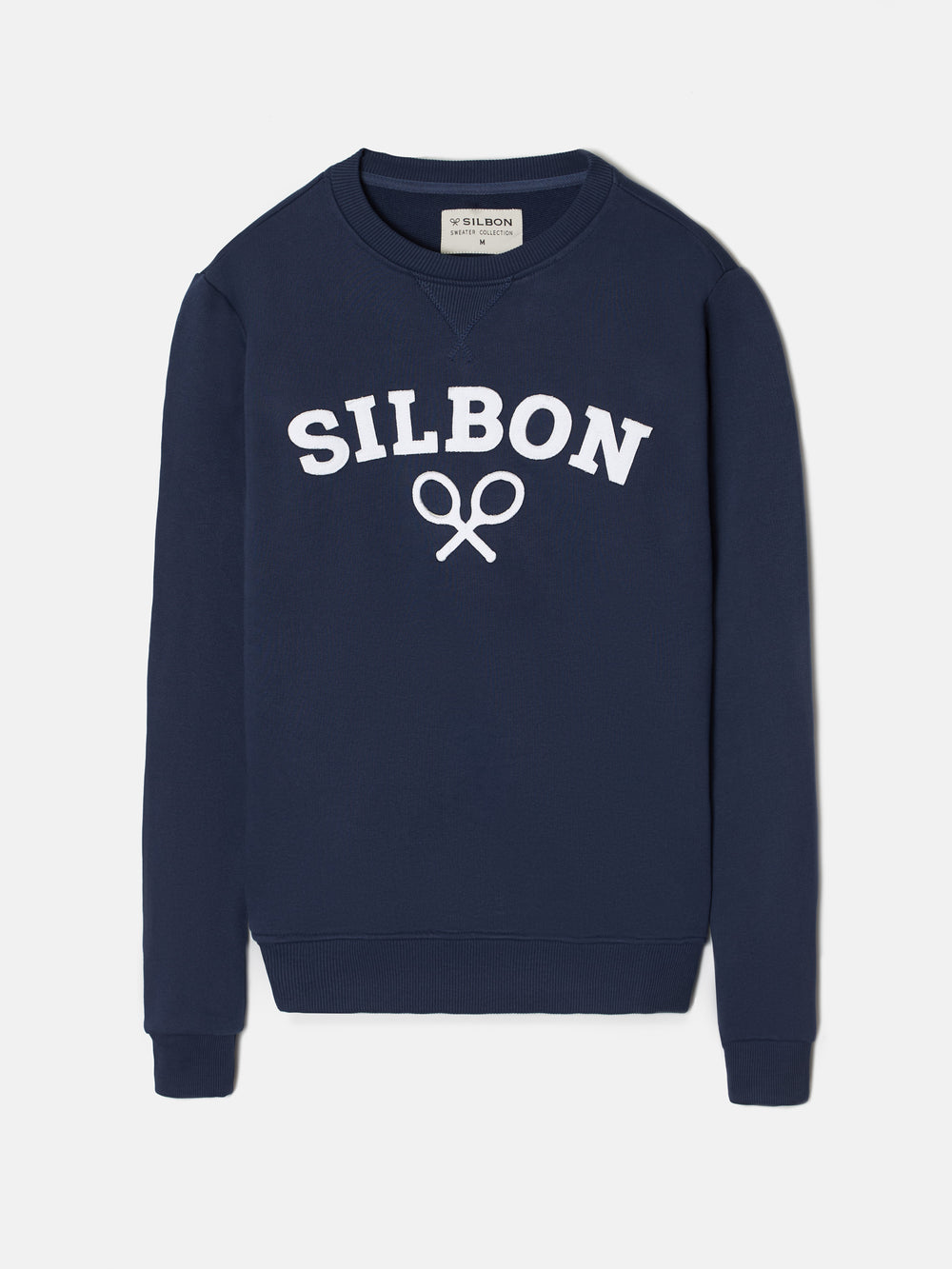 Sweat raquette Silbon medium bleu marine
