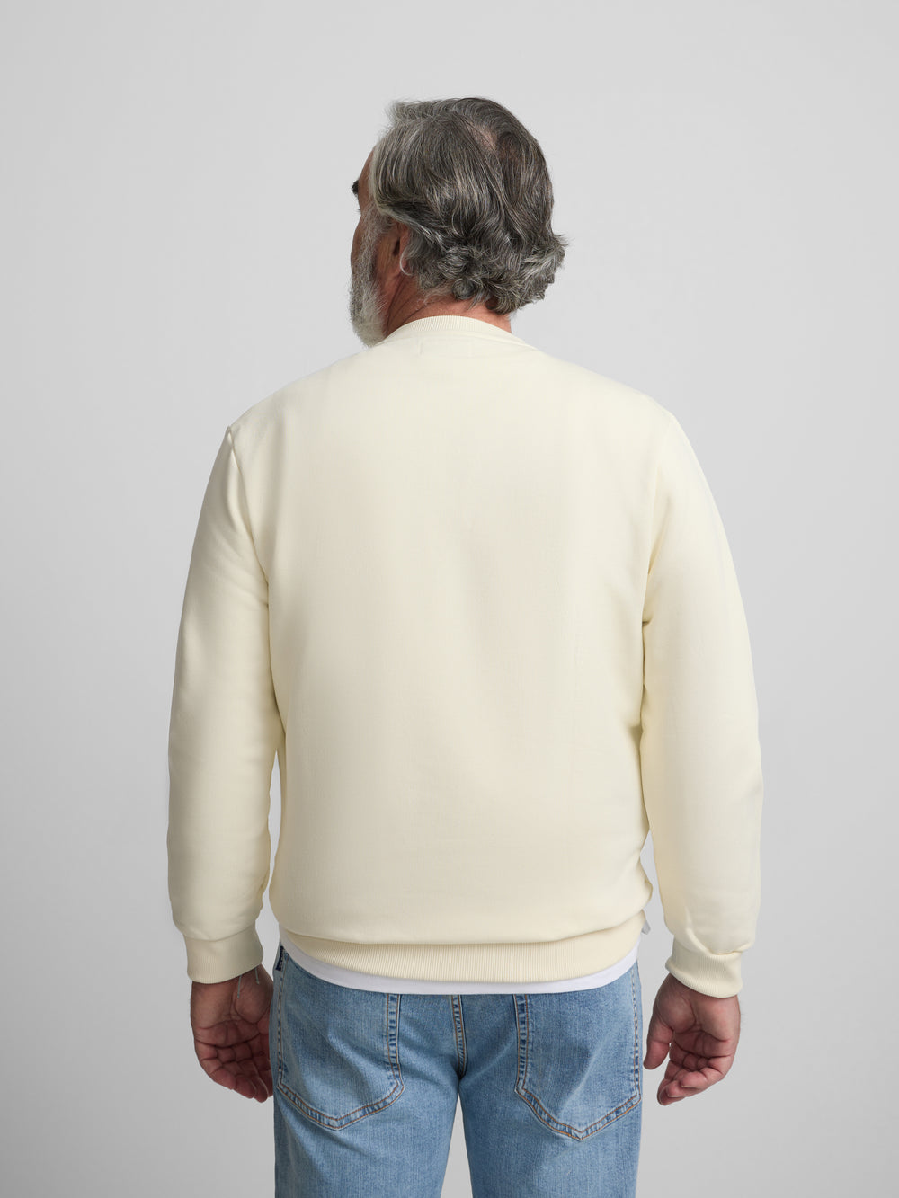 Sweat raquette silbon demi crème