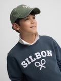 Sweatshirt kids raquete meia azul-marinho