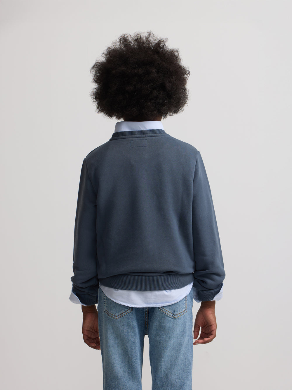 Sudadera kids raqueta media azul marino