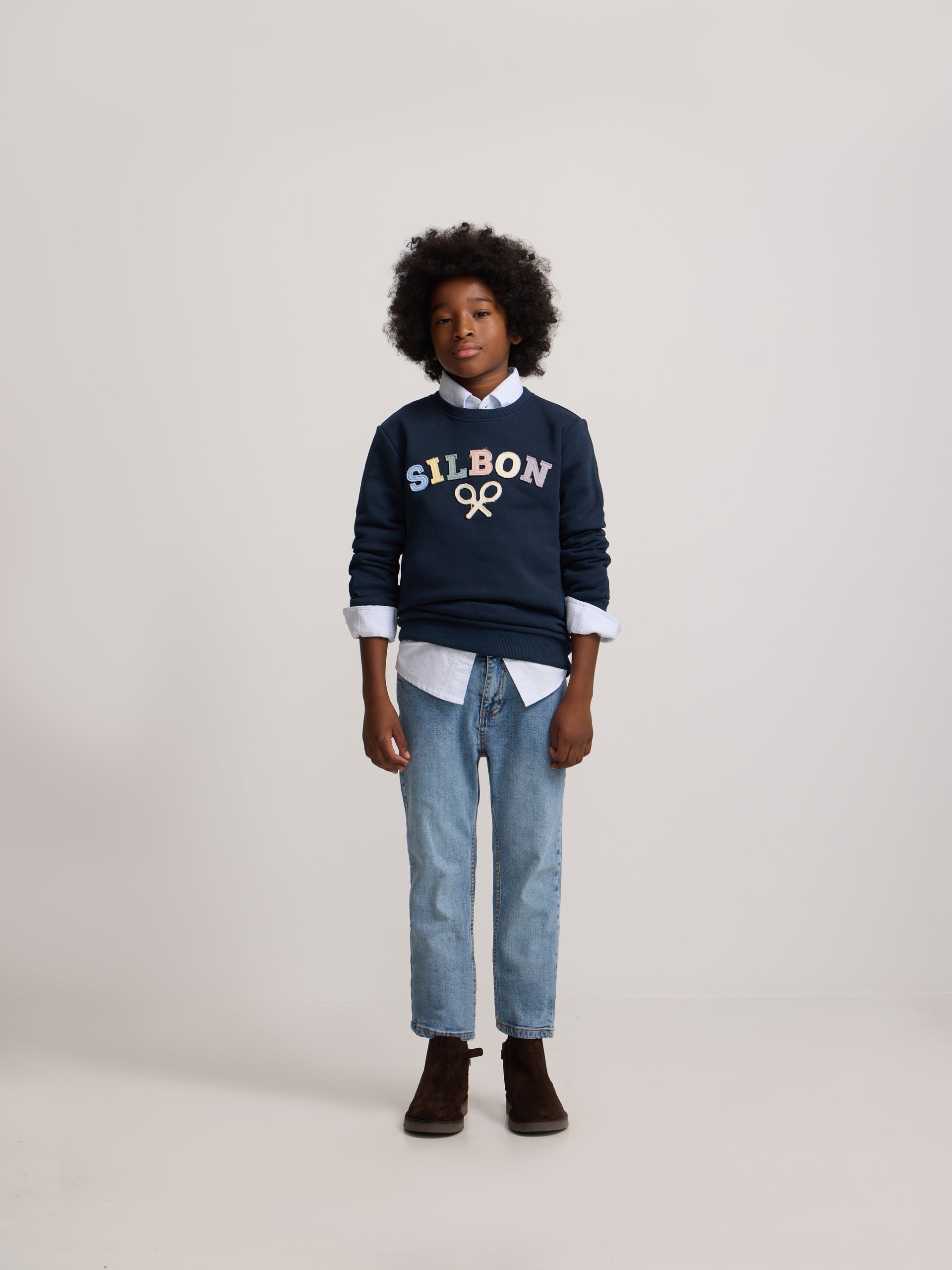 Sweatshirt kids raquete meia multicolor