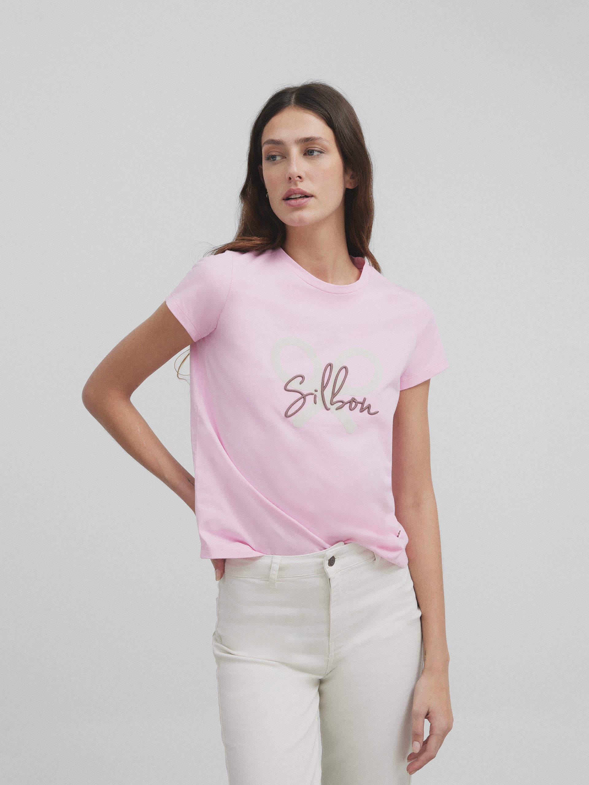 Classic pink women's t-shirt