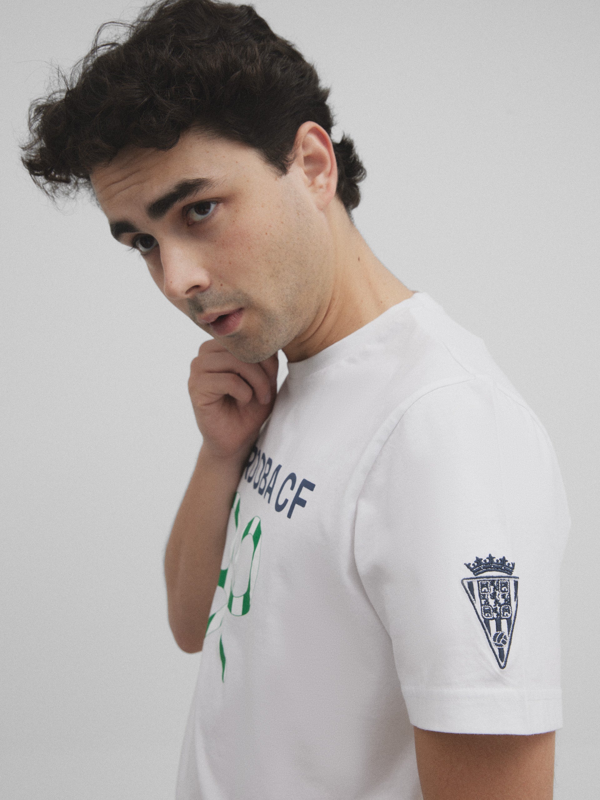 T-shirt Cordoue CF blanc