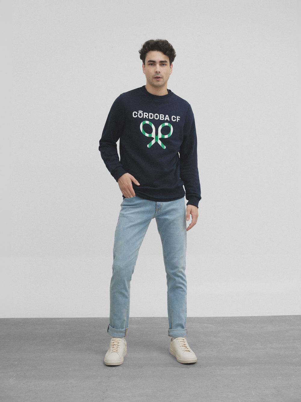 Sudadera cordoba cf azul marino