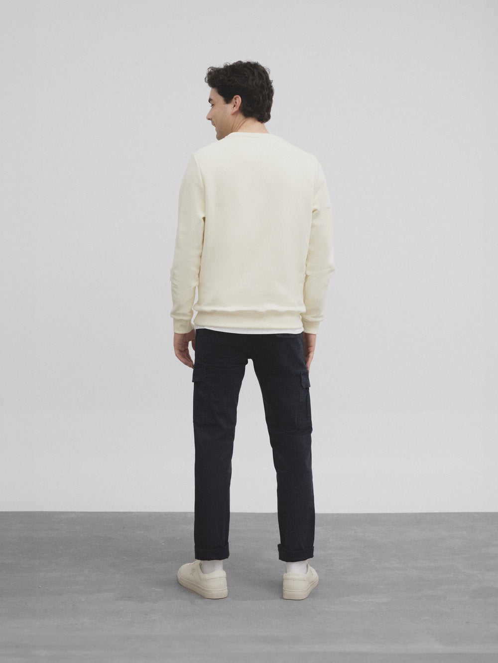 Sudadera cordoba cf crema