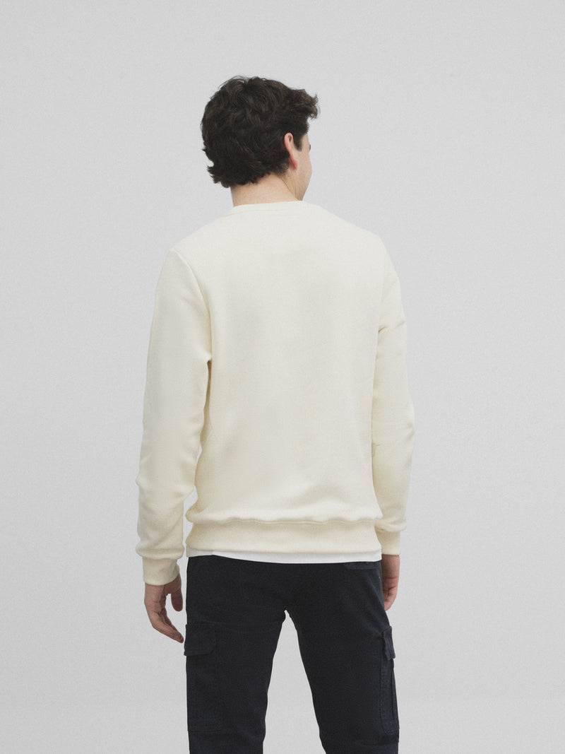 Sudadera cordoba cf crema