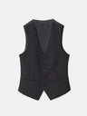 Chaleco traje principe de gales gris