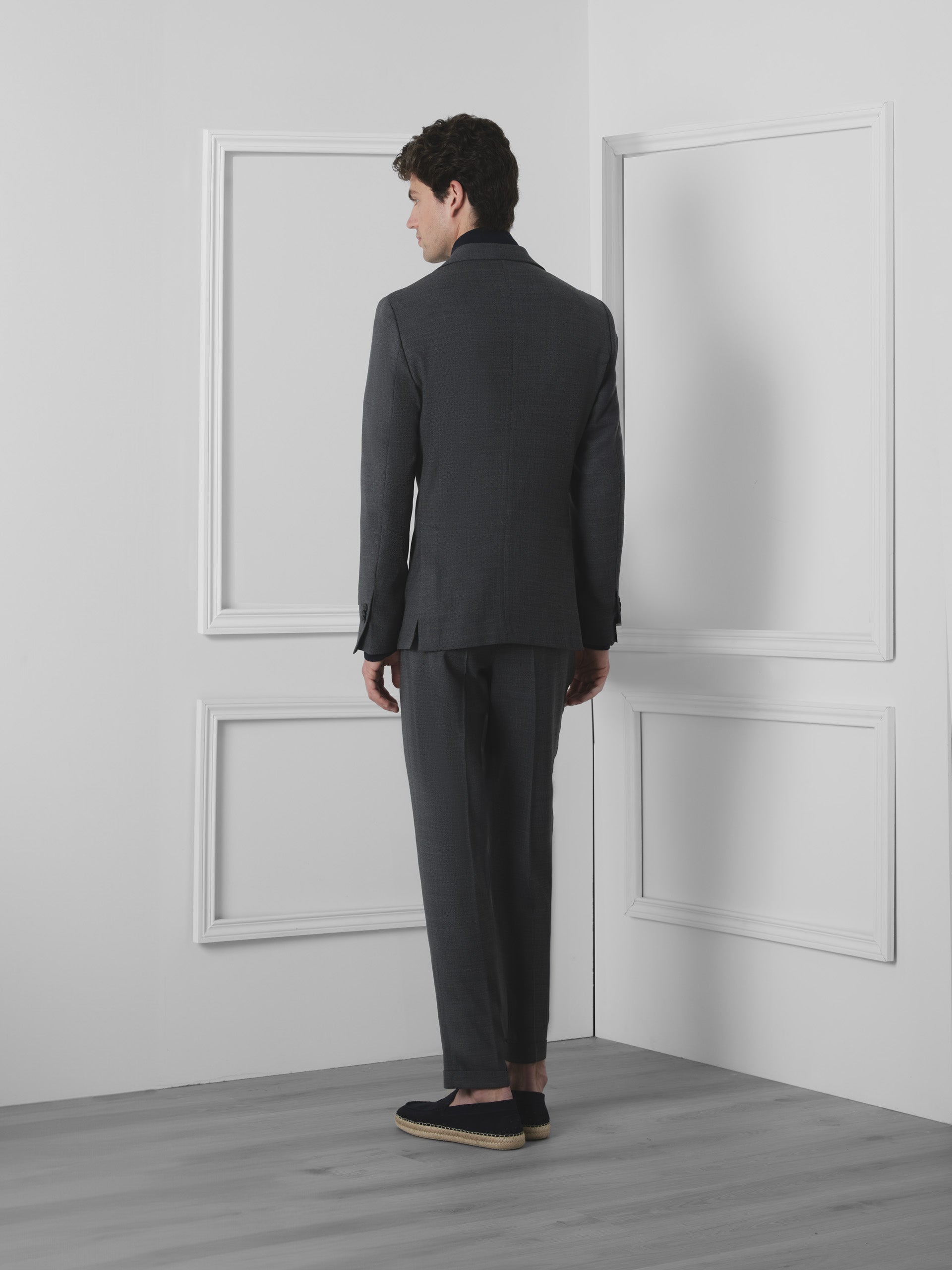 Silbon unique gray suit jacket