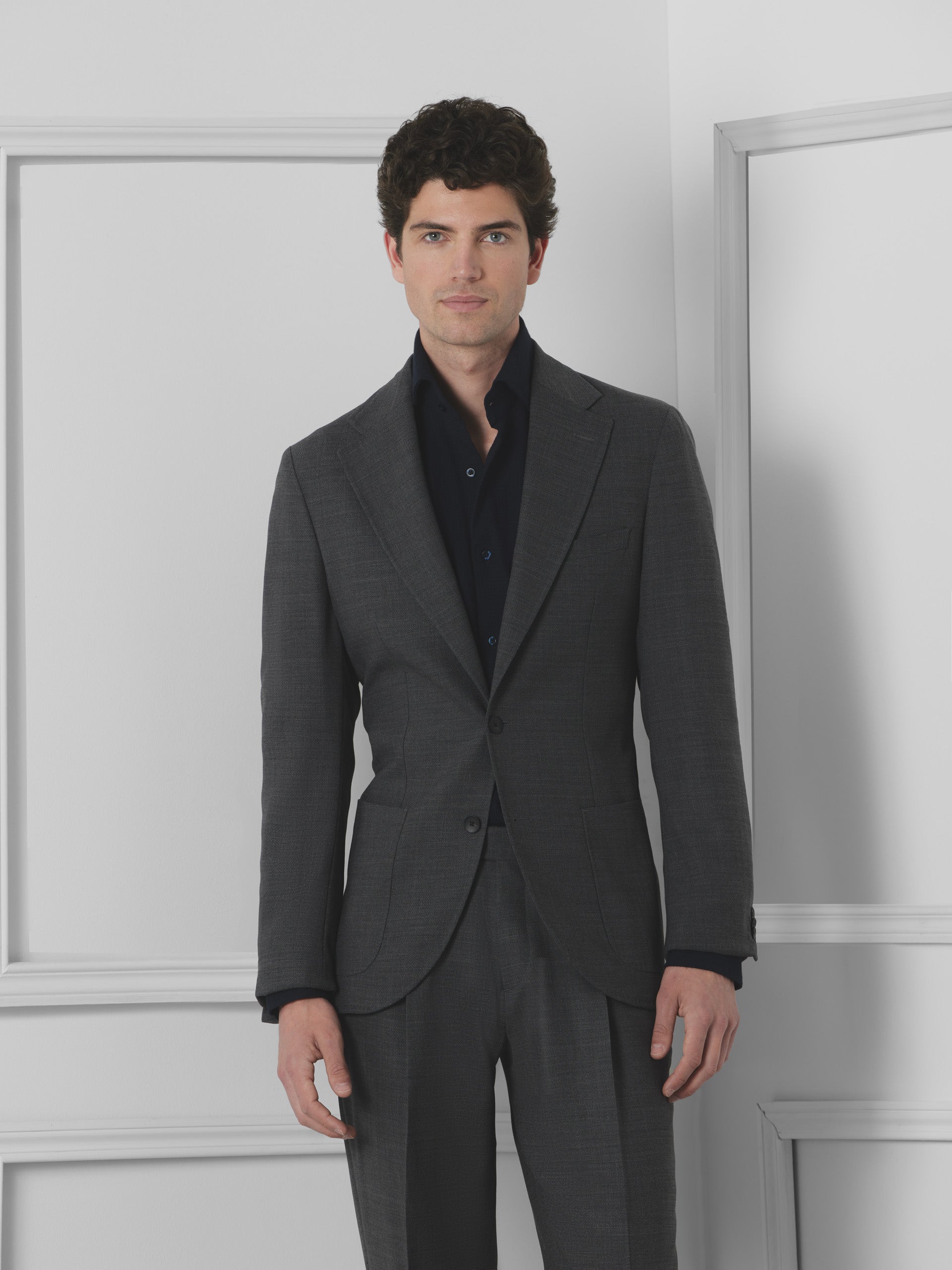 Silbon unique gray suit jacket
