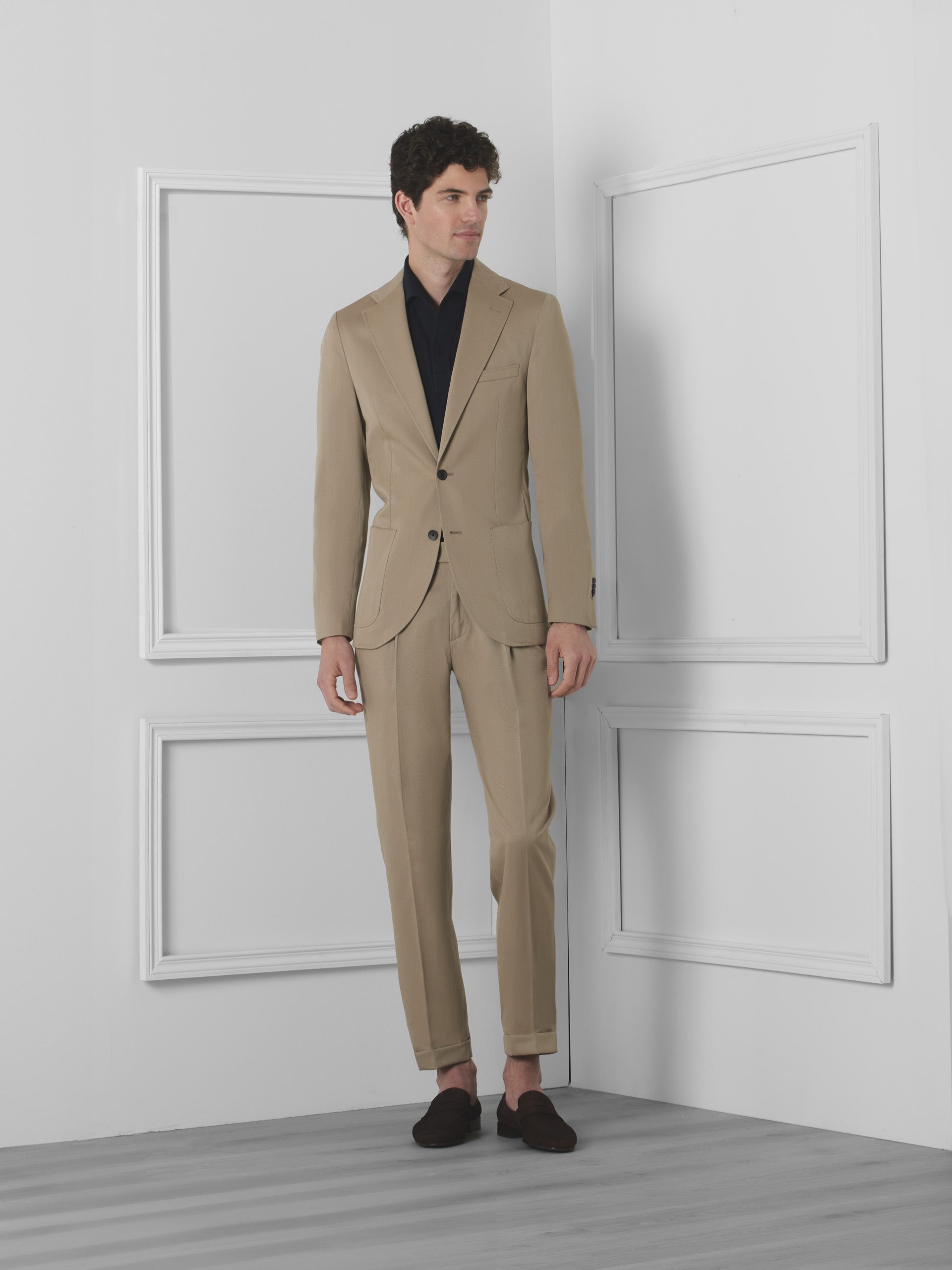 Silbon unique beige suit jacket