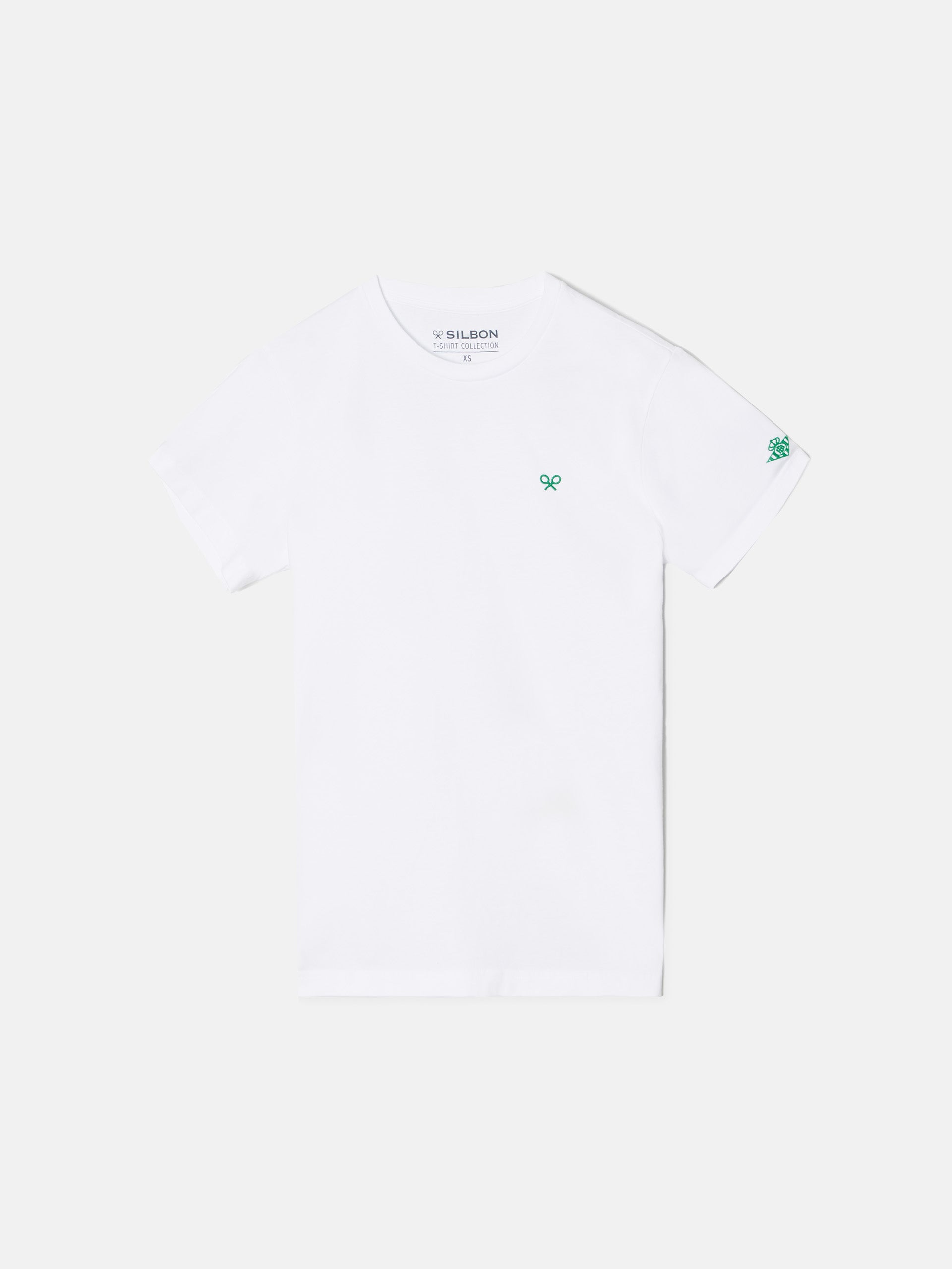 T-shirt enfant raquette dos blanc Silbon Betis