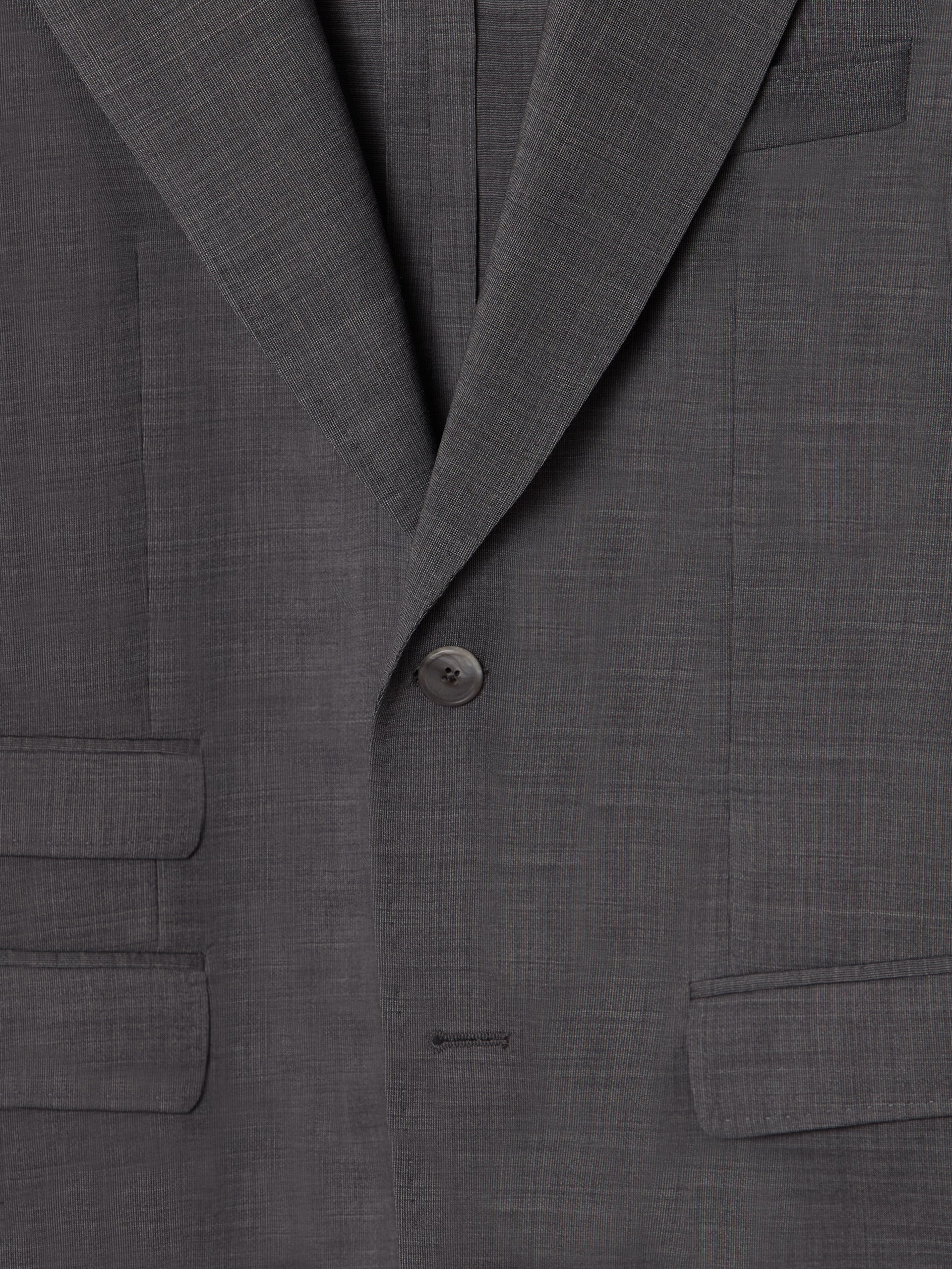 Veste de costume fil à fil grise