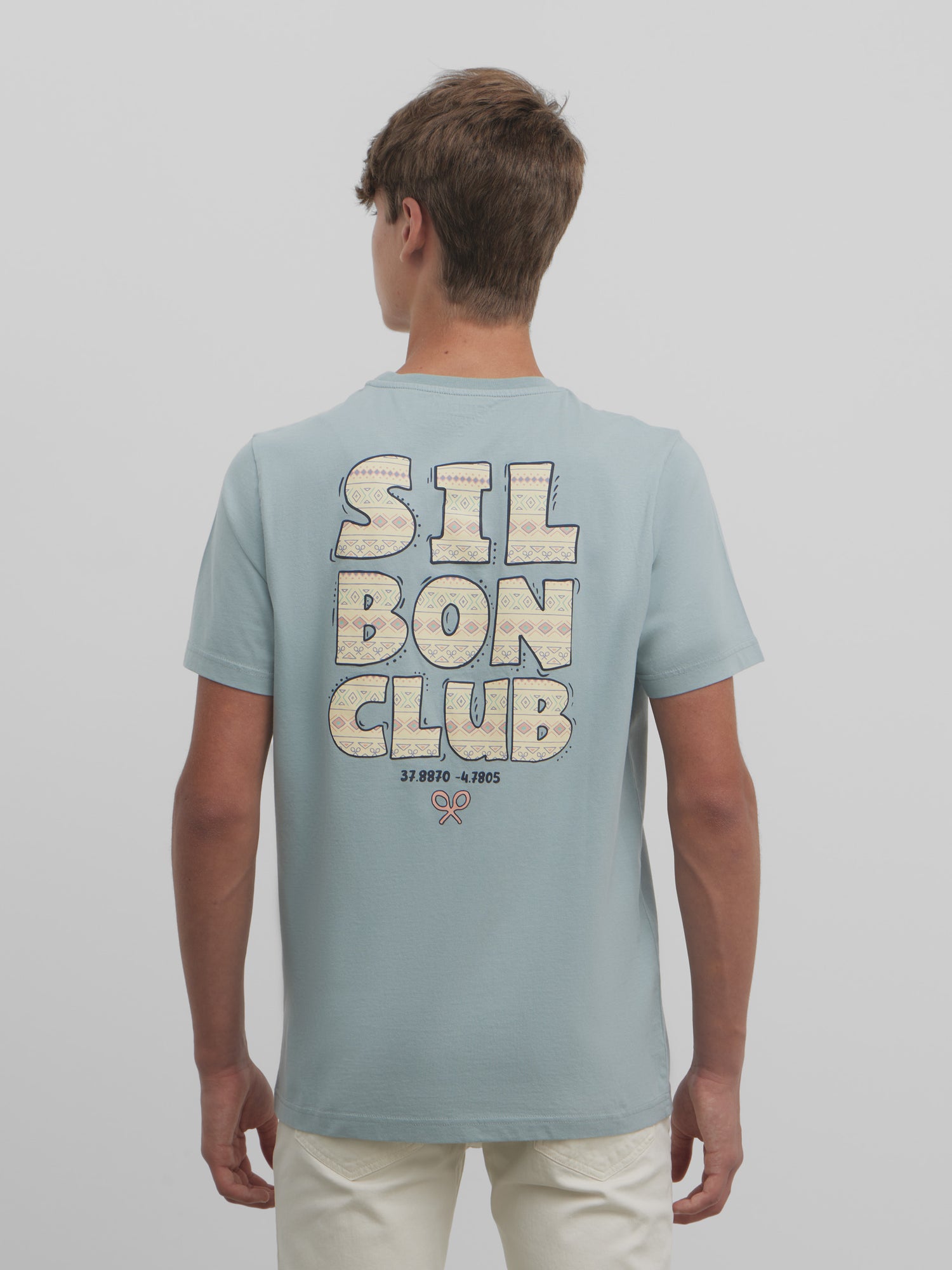 Silbon club green ethnic t-shirt