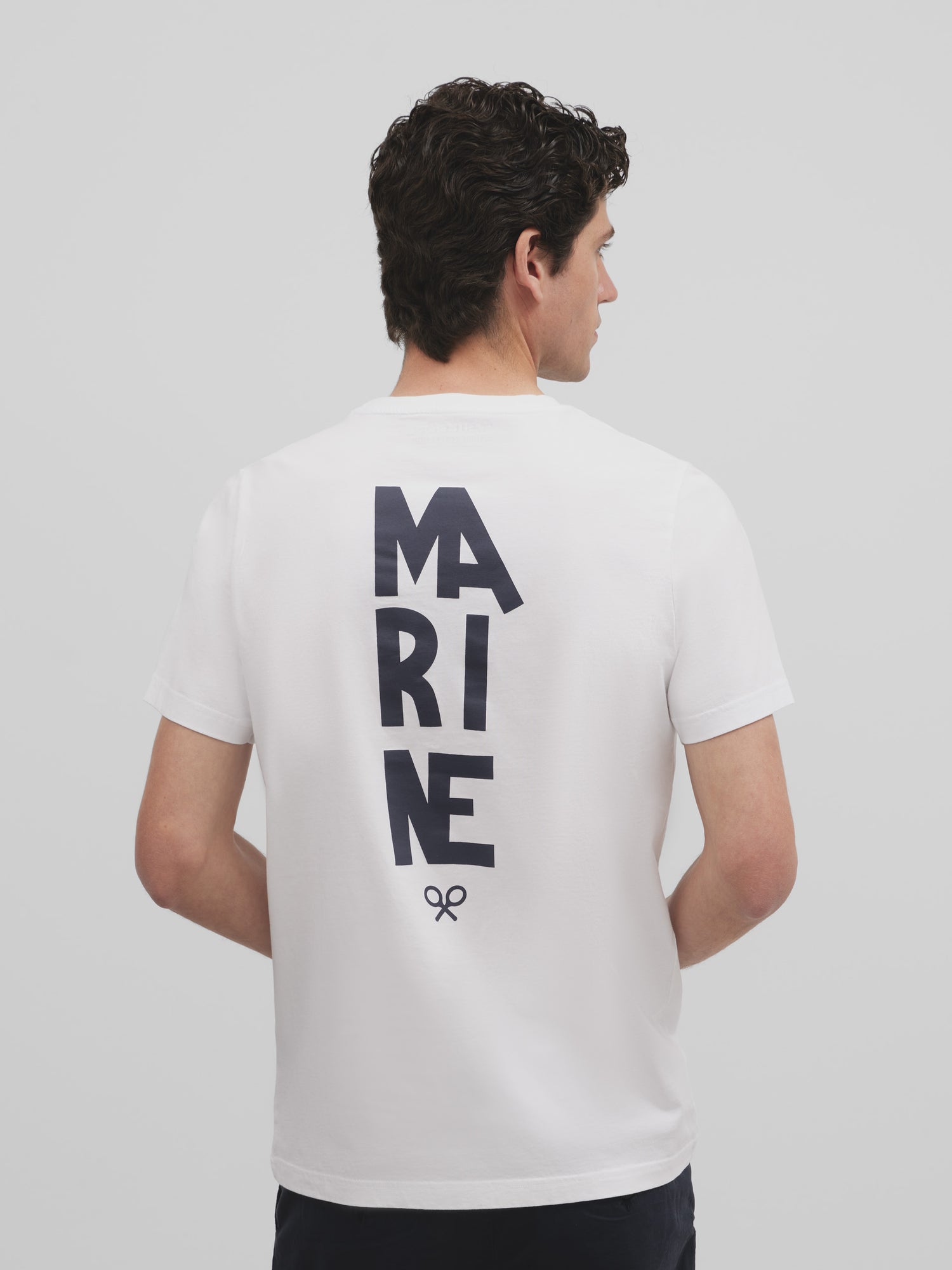 White marine t-shirt