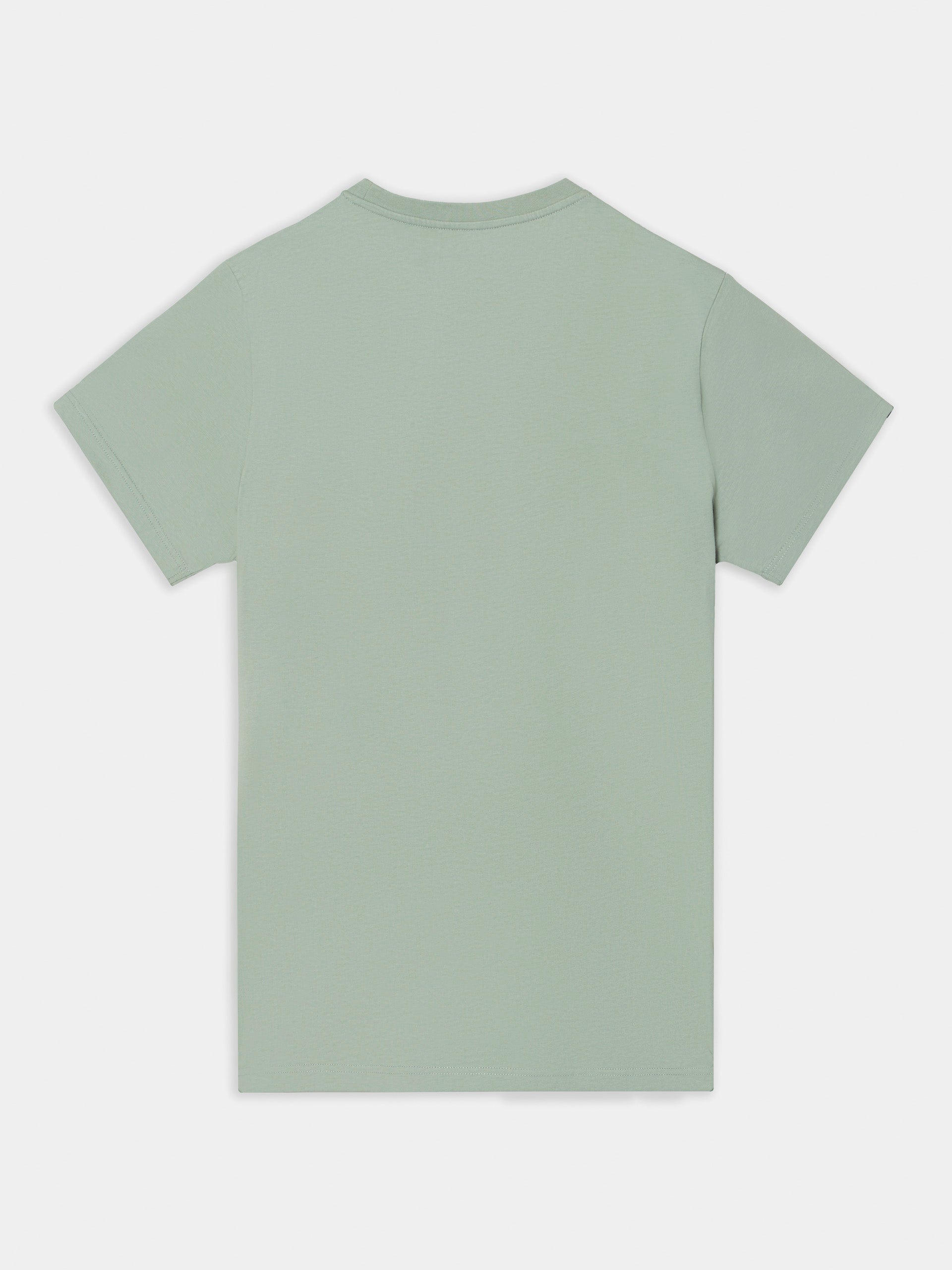 T-shirt vert à poche raquette