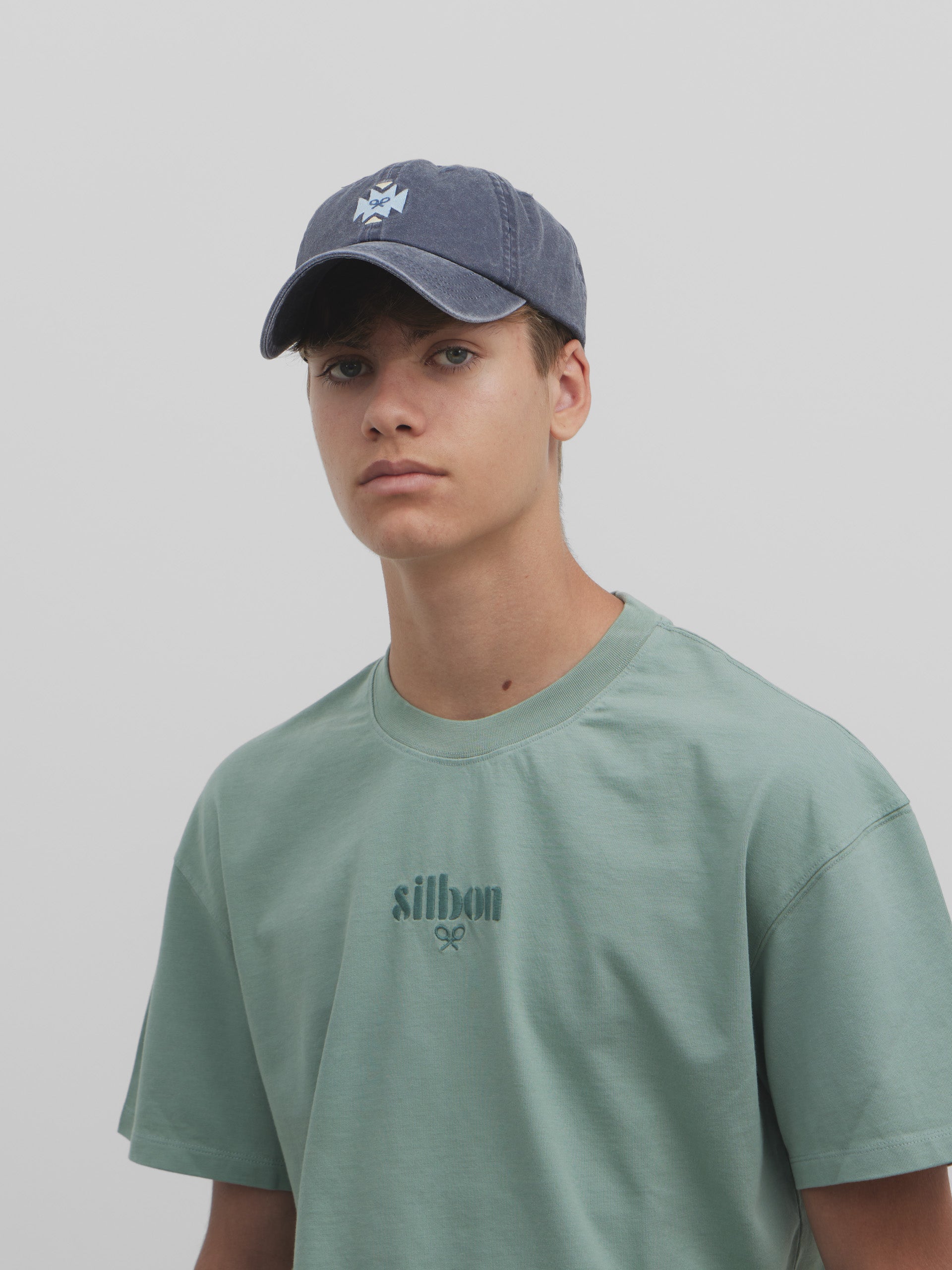 Silbon special fit green t-shirt