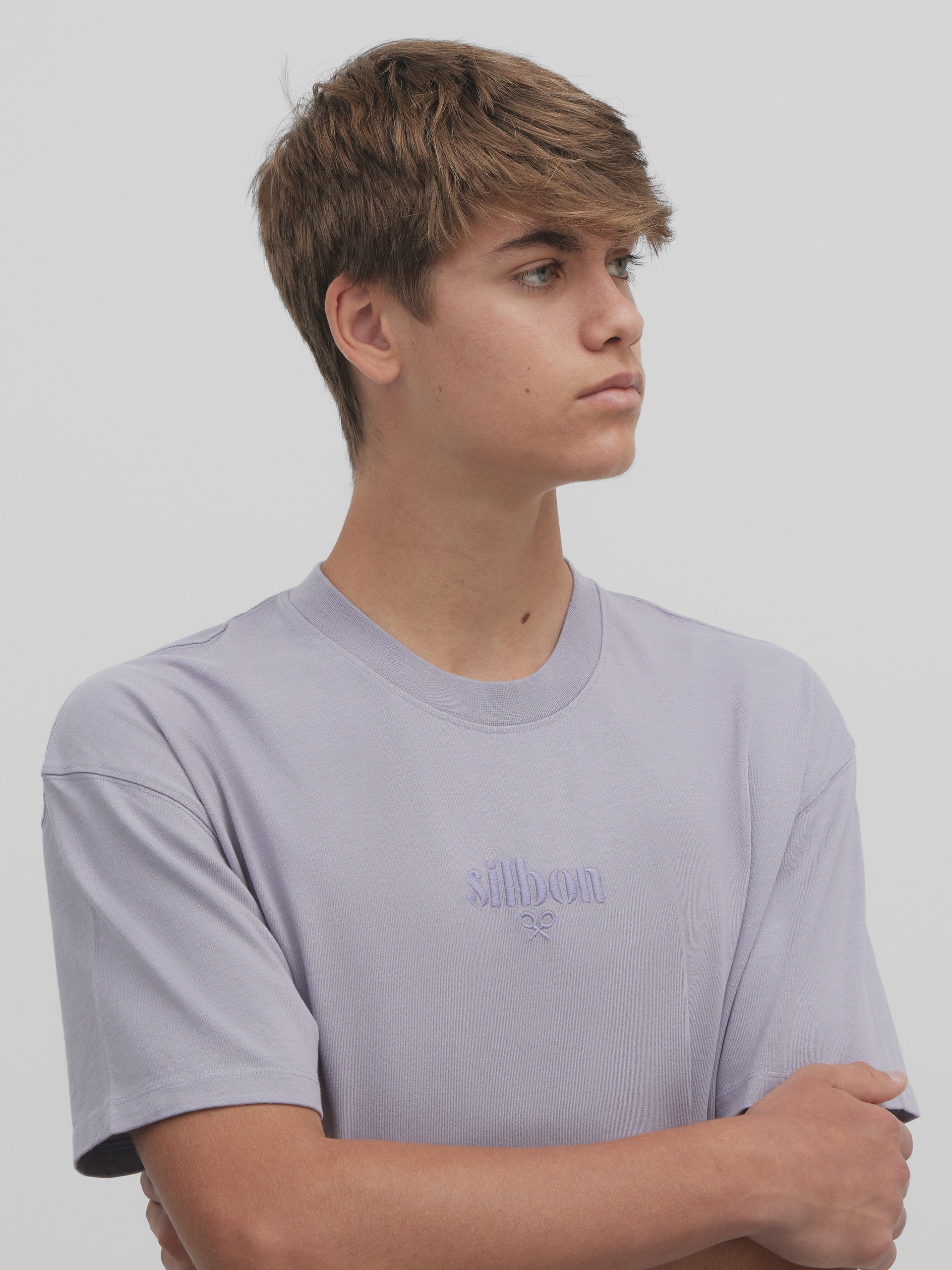 Silbon special fit gray t-shirt