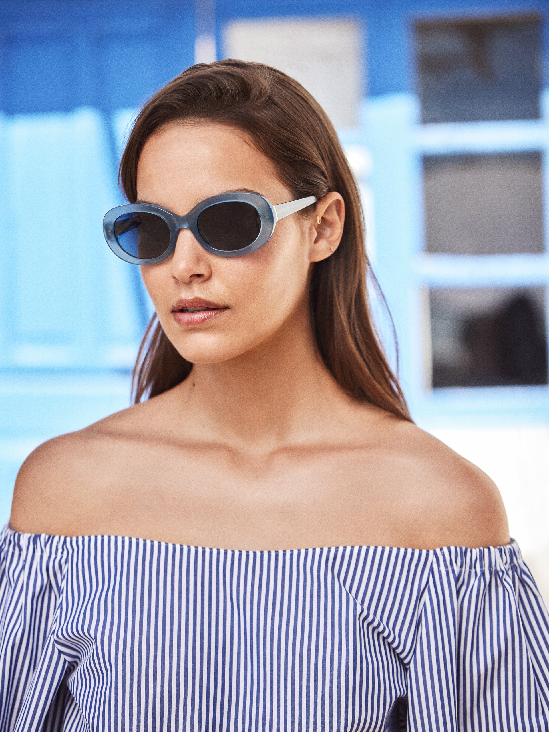MOxSILBON woman Bellucci sunglasses blue