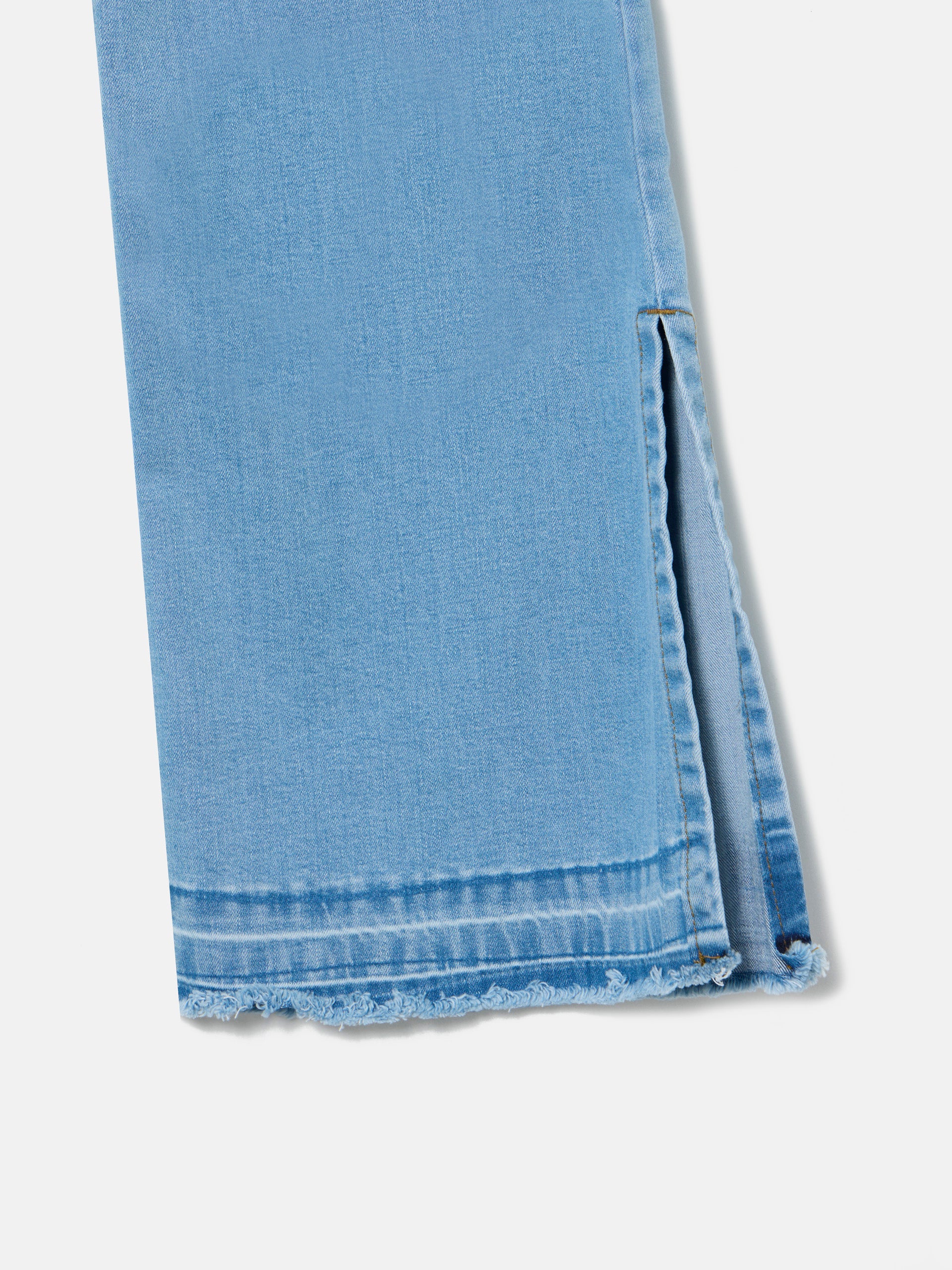 Pantalon jupe-culotte à poches bleu marine