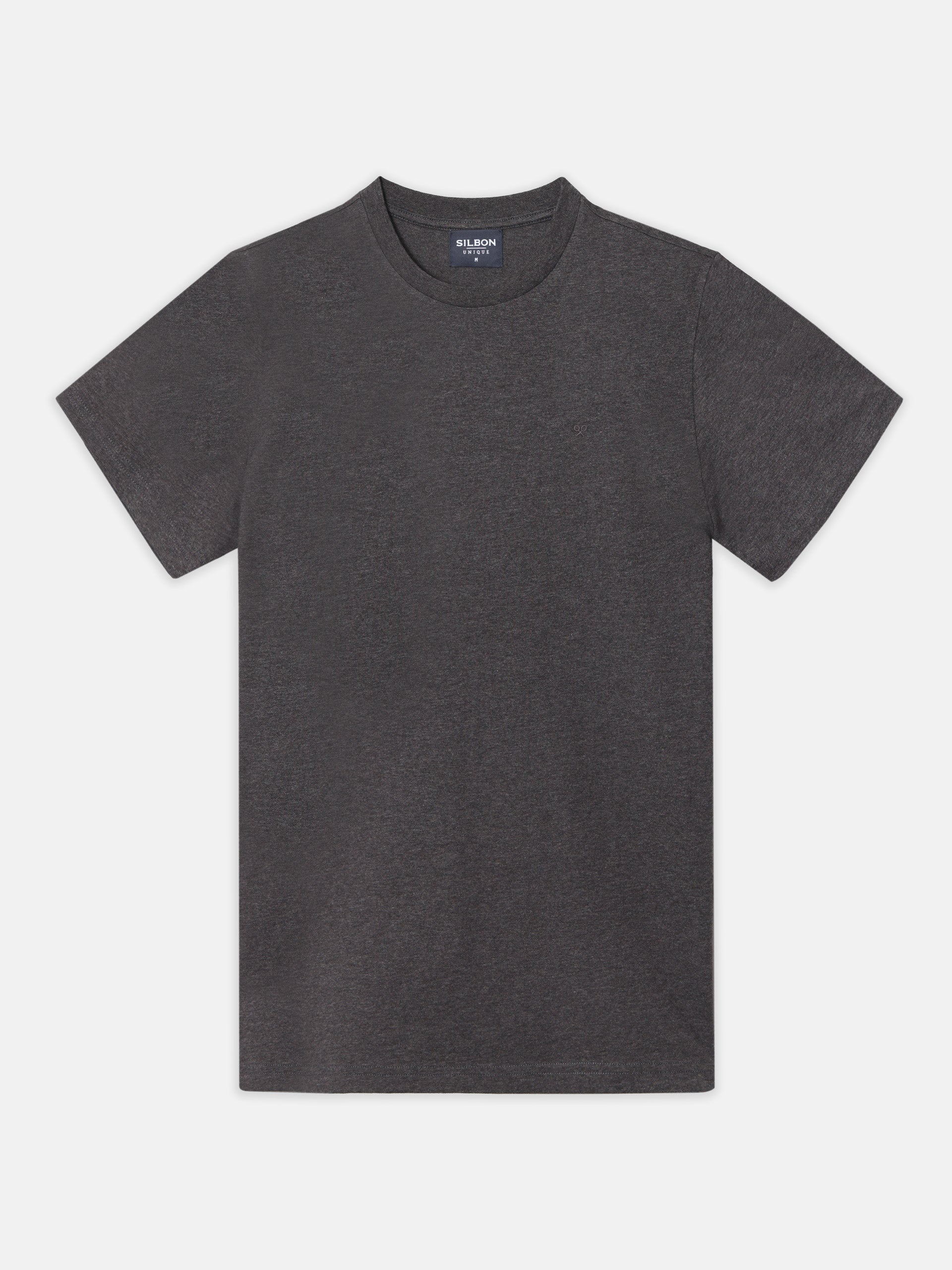 Unique slim gray t-shirt