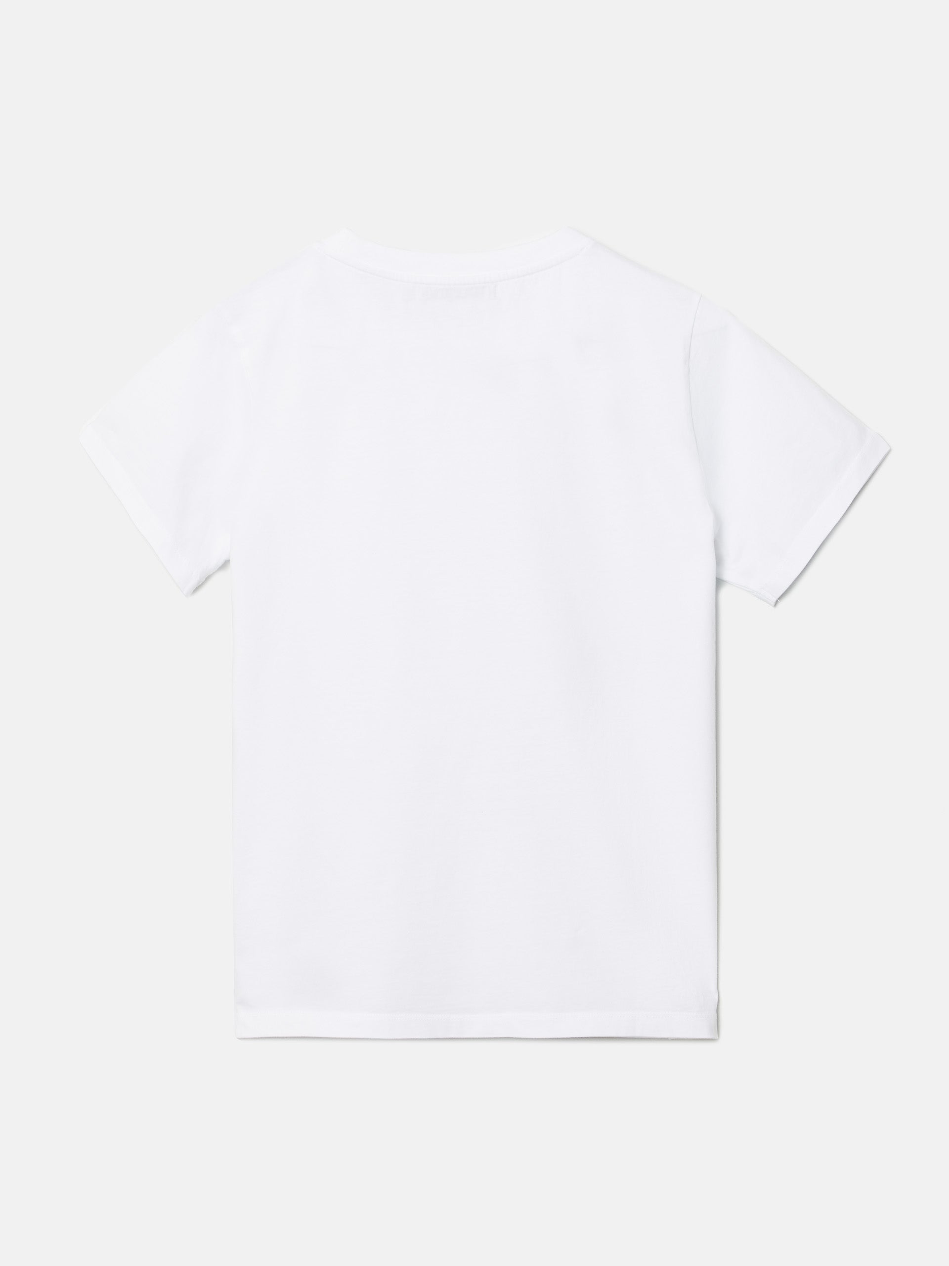 T-shirt blanc raquette ensoleillée femme