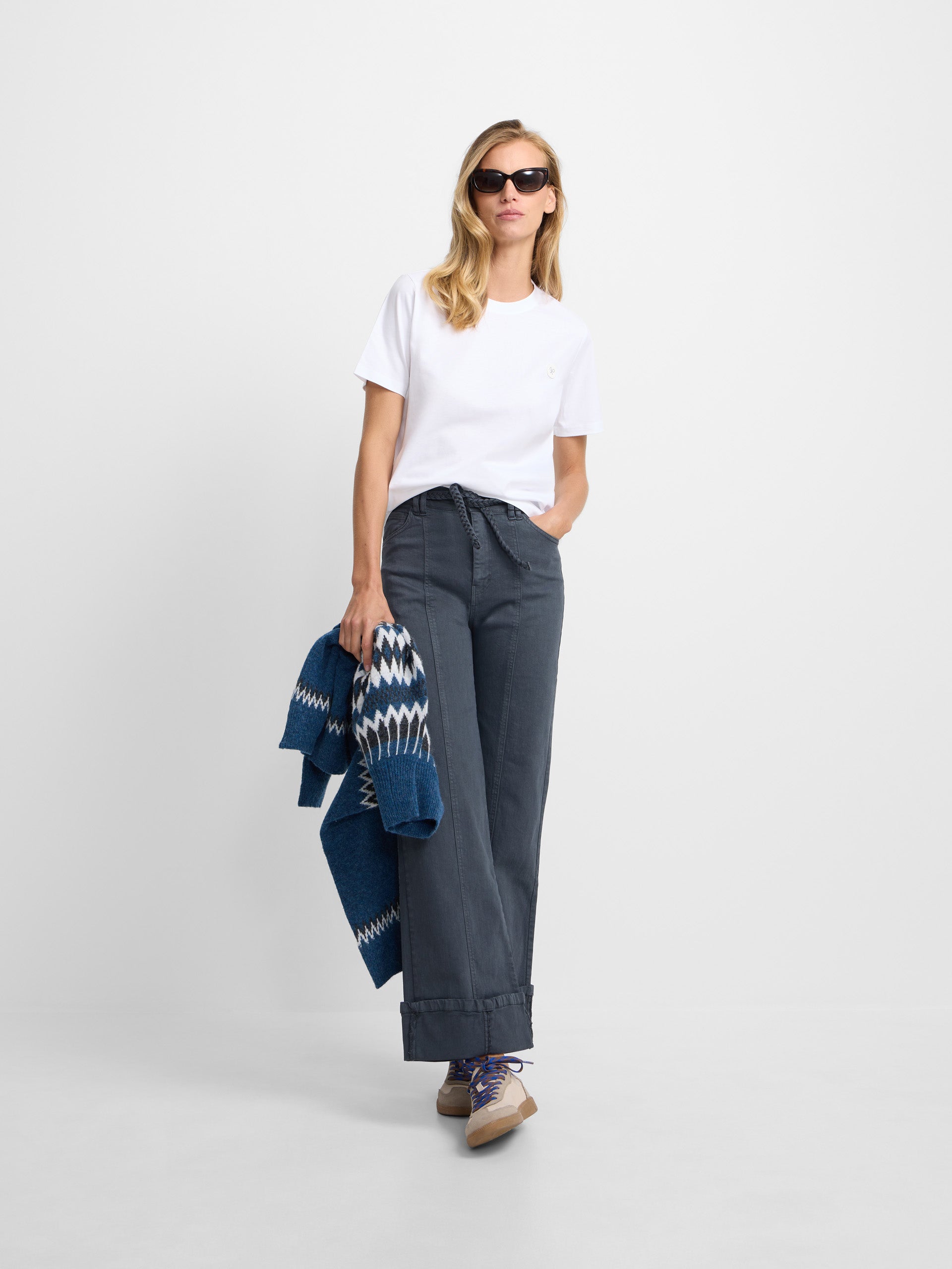 T-shirt femme sunny raquette blanche