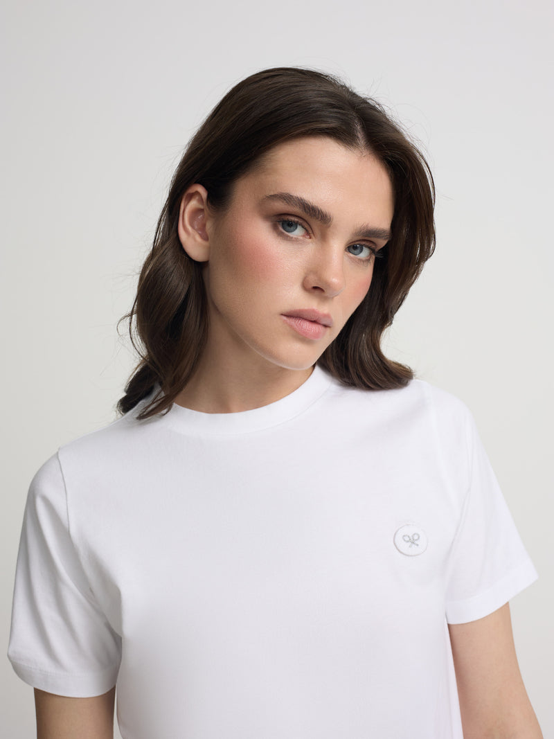 Camiseta woman sunny raqueta blanca