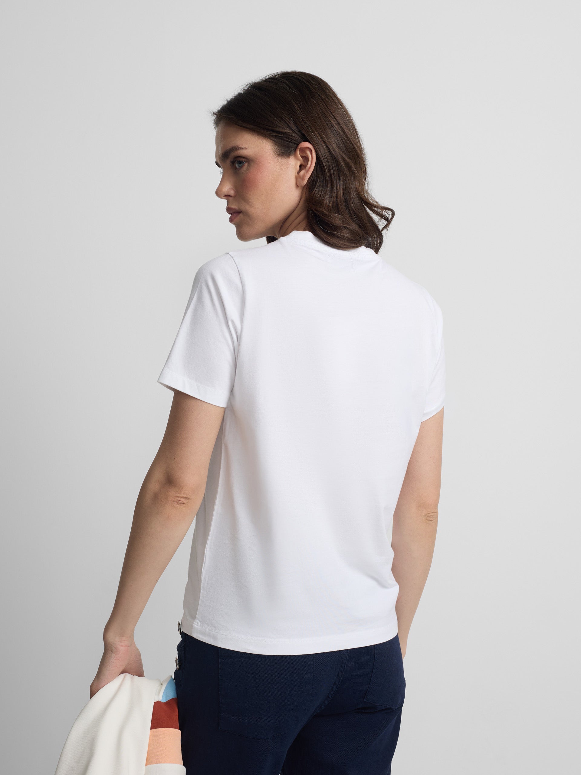 Women's Sunny White Racket T-shirt