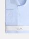 Camisa vestir celeste clara estructura