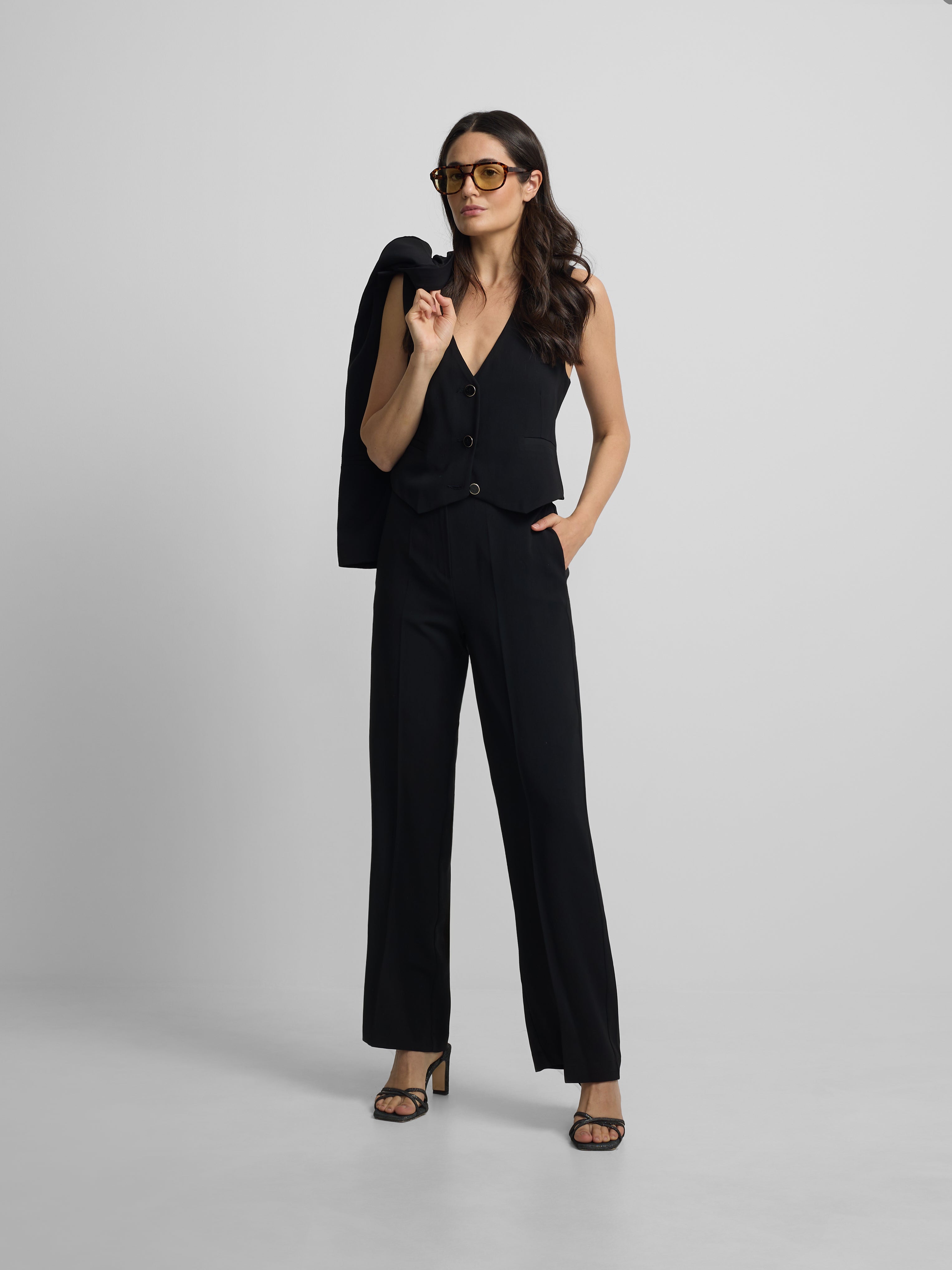 Classic black women's pants