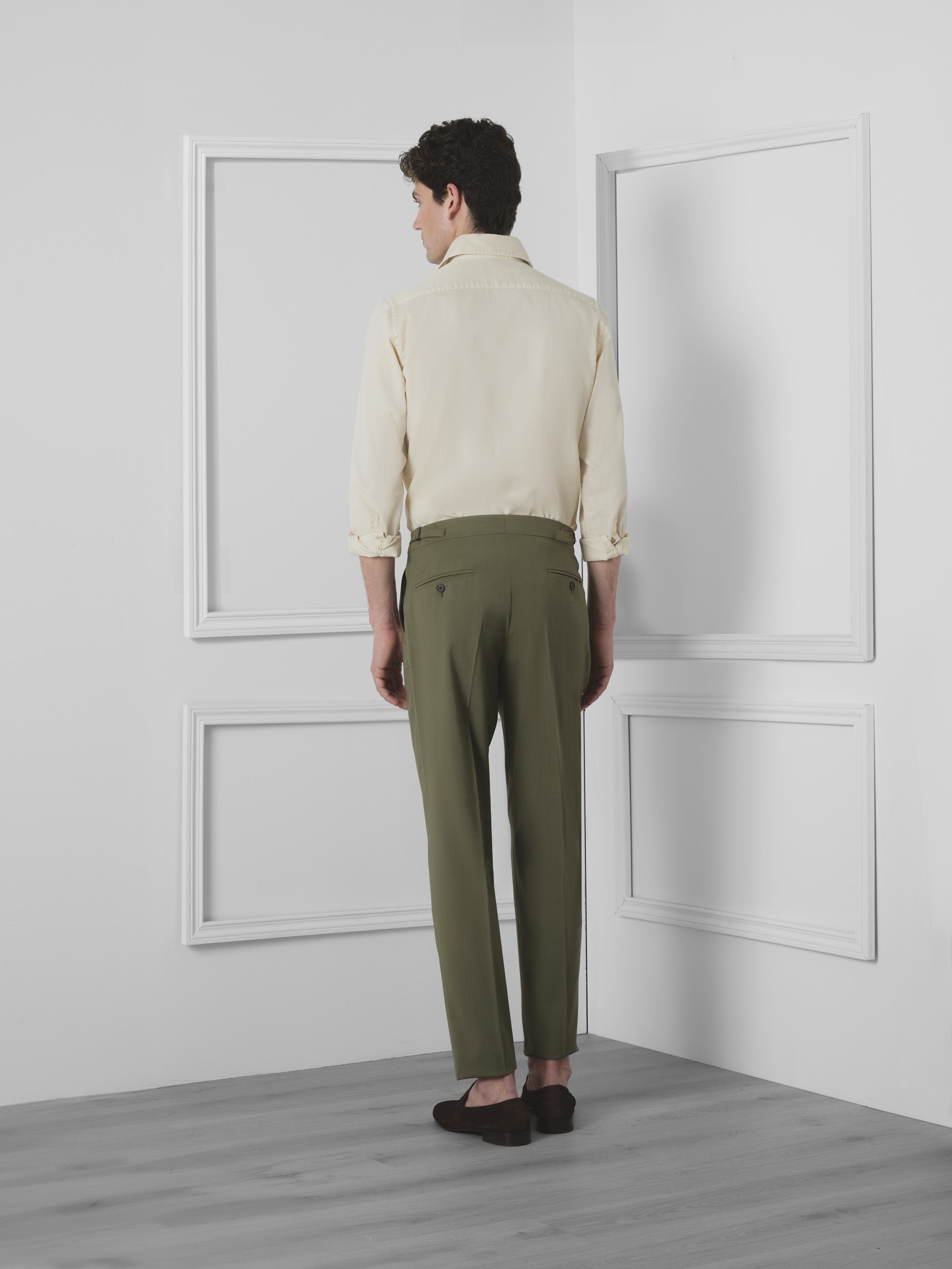 Silbon Unique Prolong Pantalon de costume vert