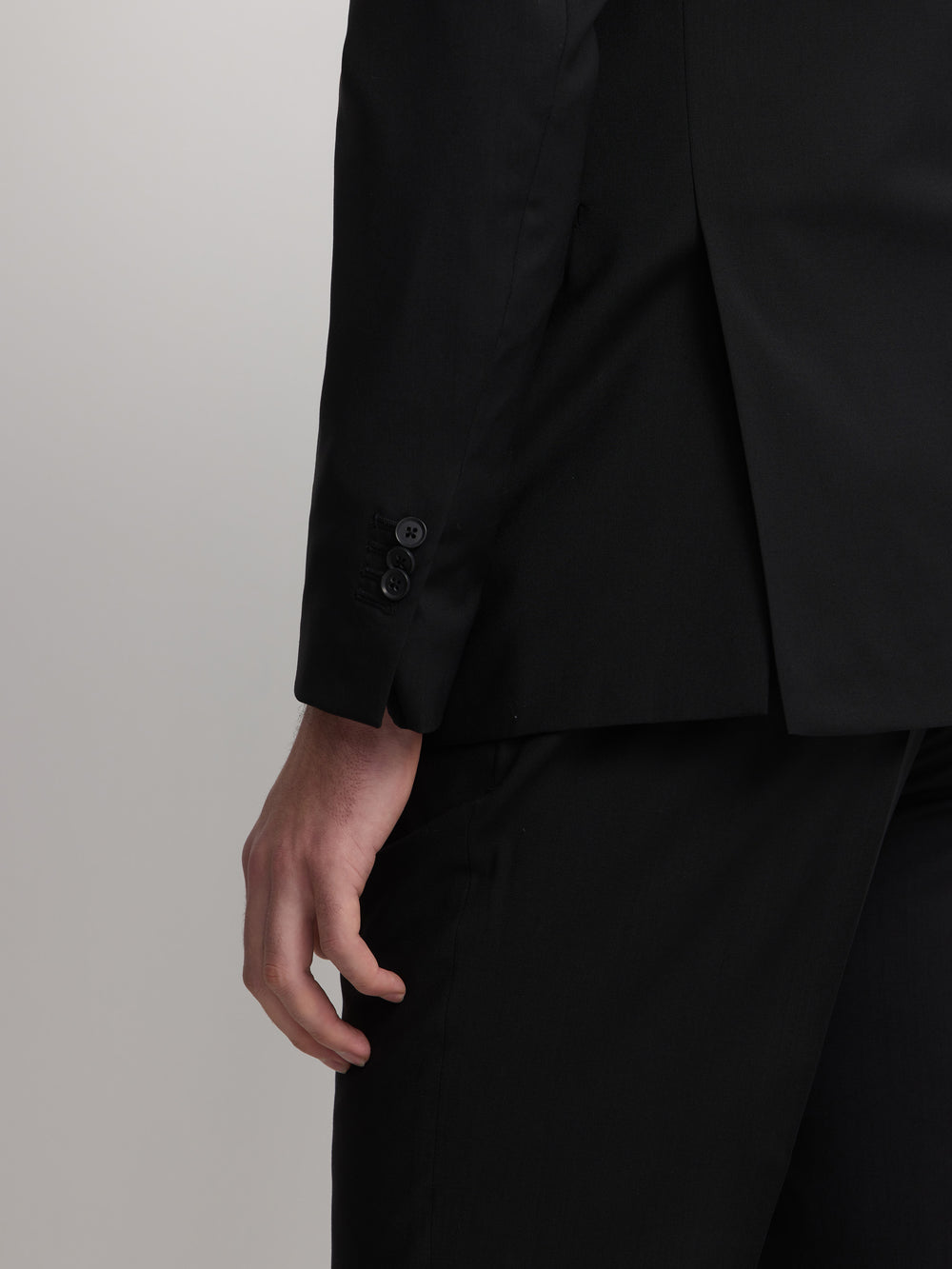 Black classic suit jacket