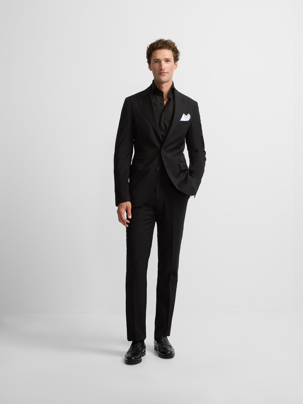 Americana traje clasico negro