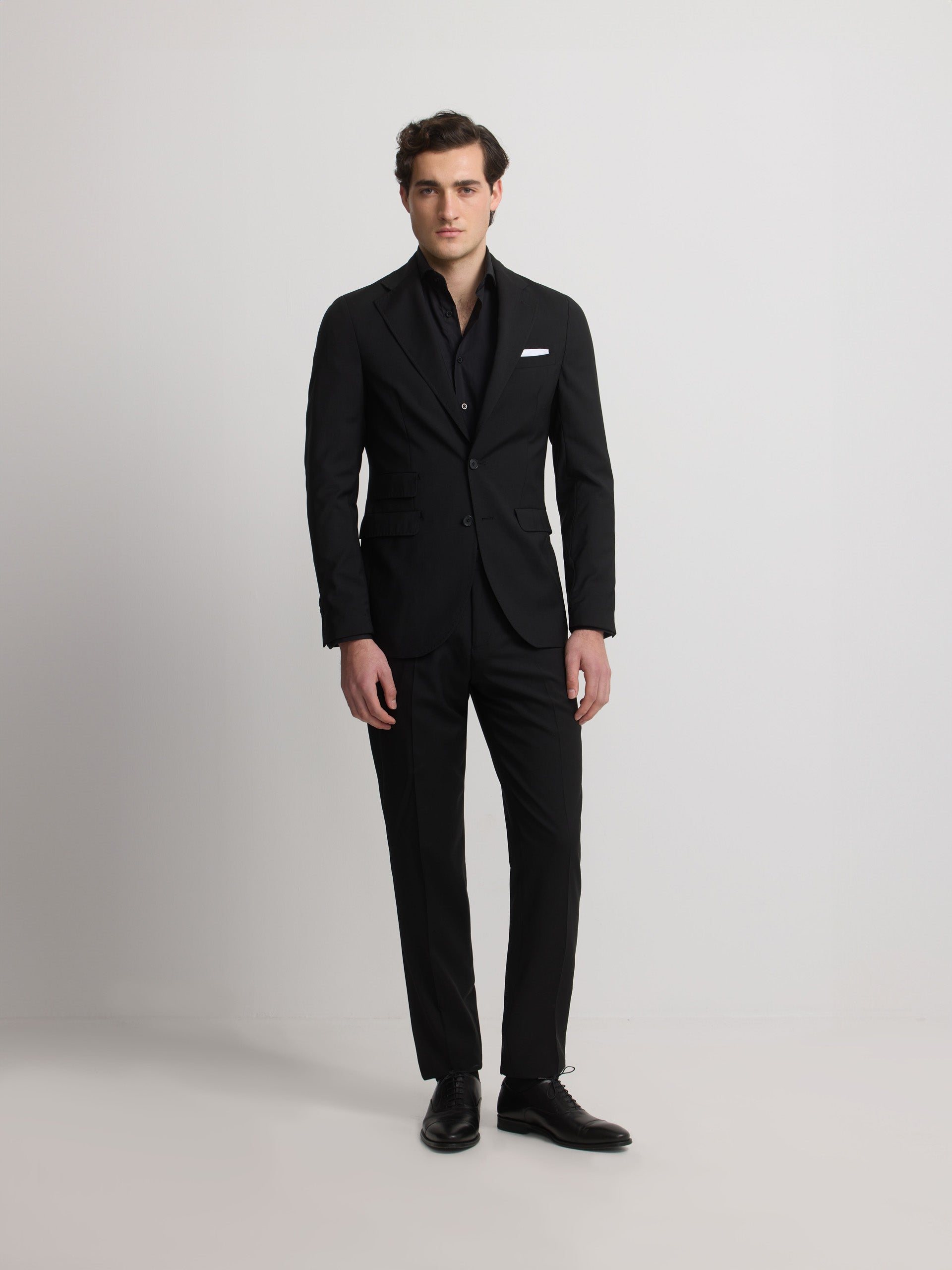 Americana traje clasico negro