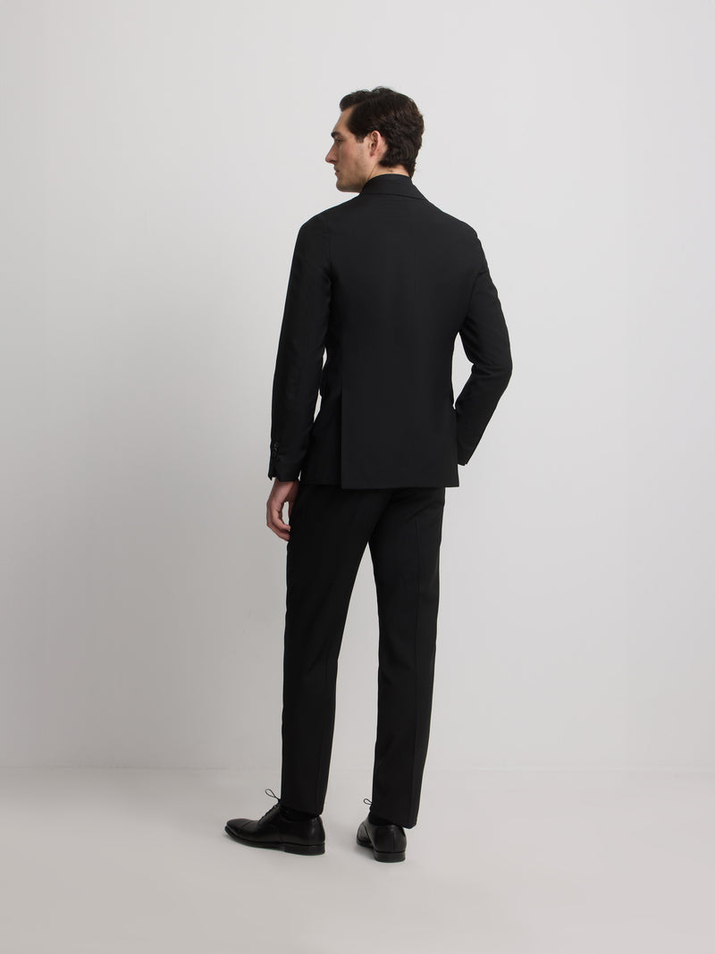Blazer de fato clássico preto