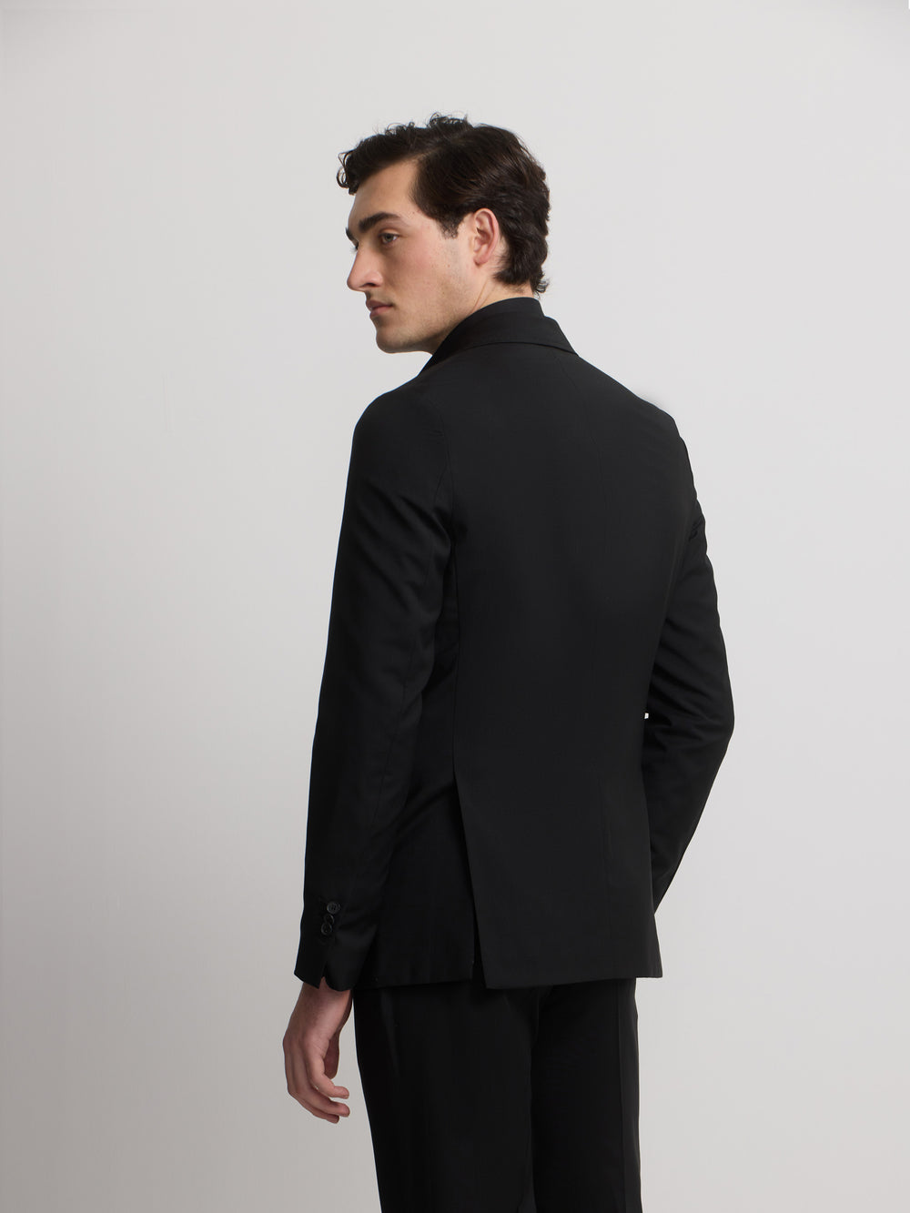 Black classic suit jacket