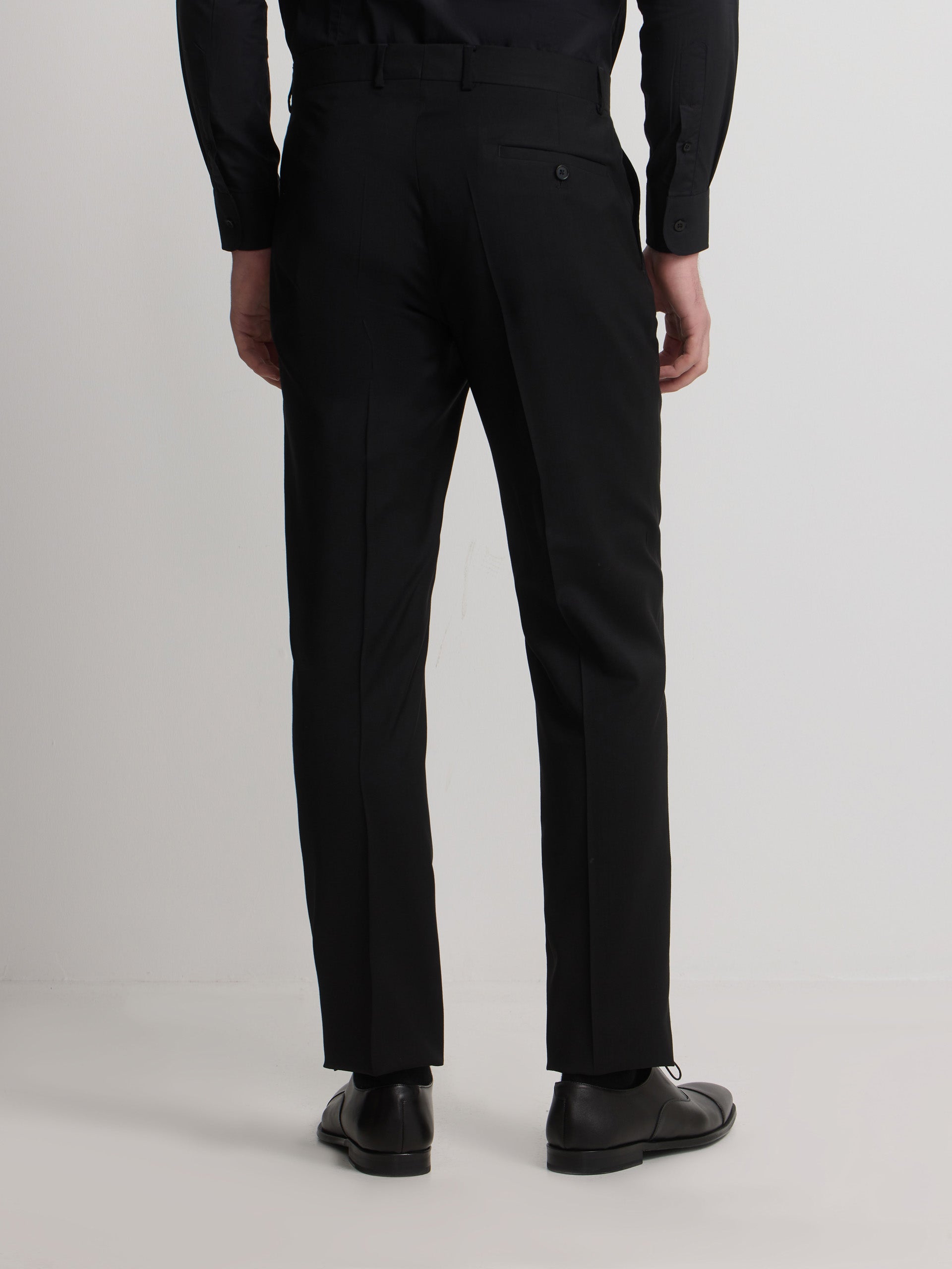 Classic black suit pants