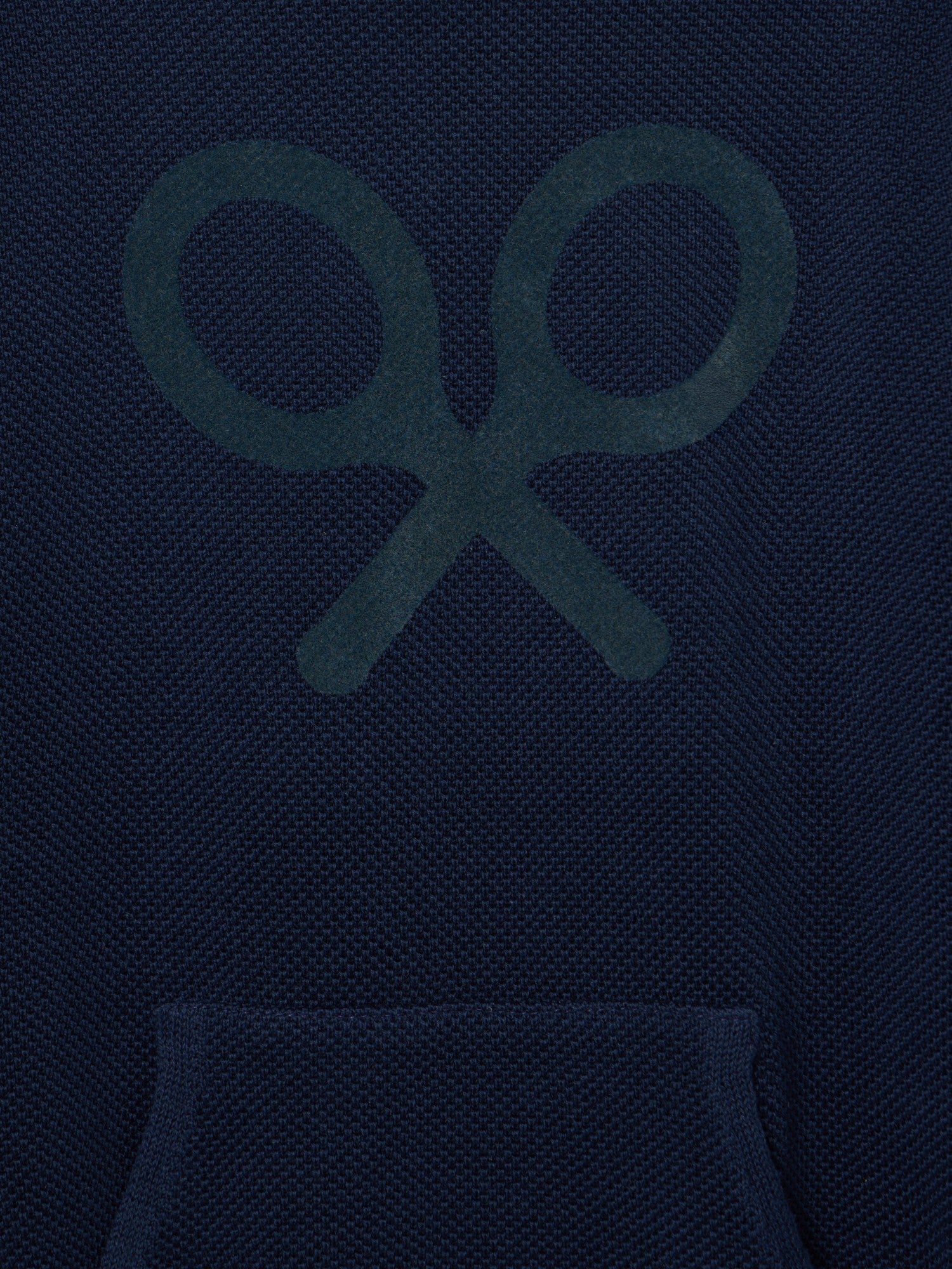 Jersey kids capucha raqueta azul marino