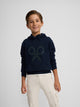 Jersey kids capucha raqueta azul marino