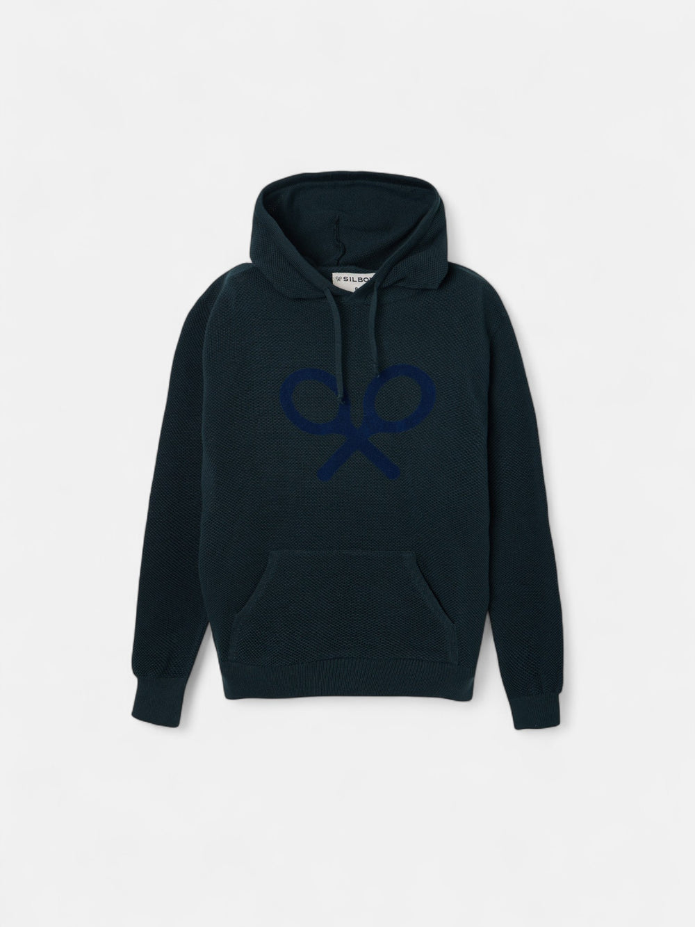 Kids green hooded racquet jersey