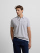 Classic plain light grey polo