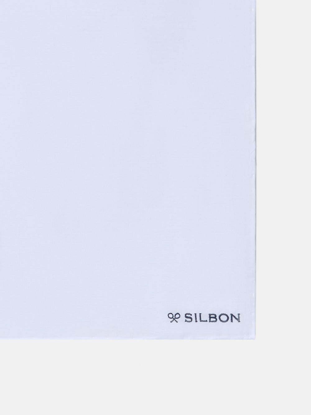 Lenço branco com logótipo