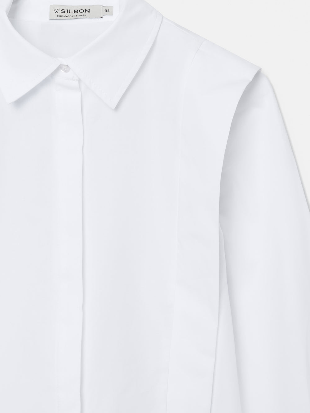 Camisa estructurada blanca