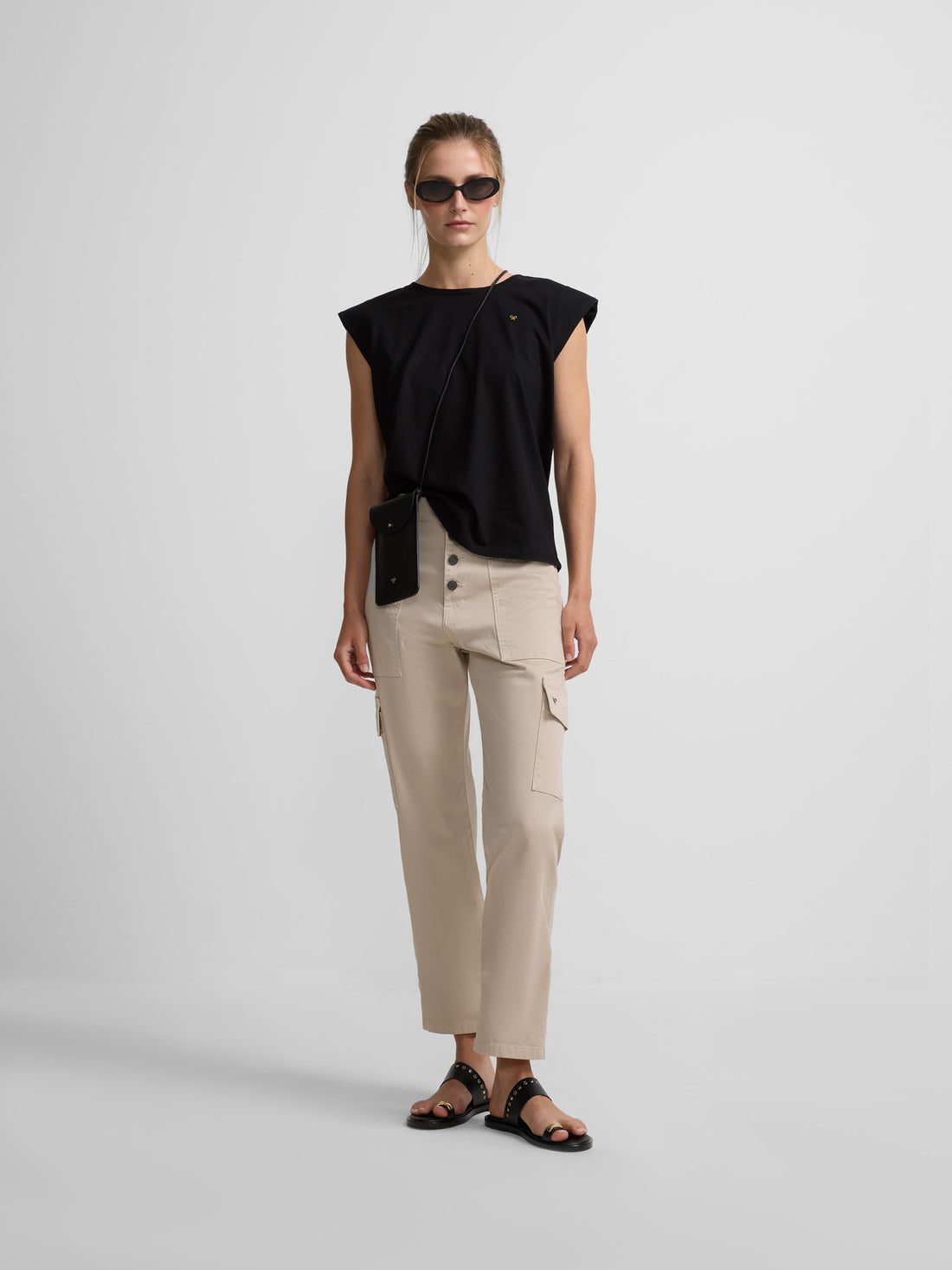 Pars Flowy high-waisted skirt 81295 main image 1