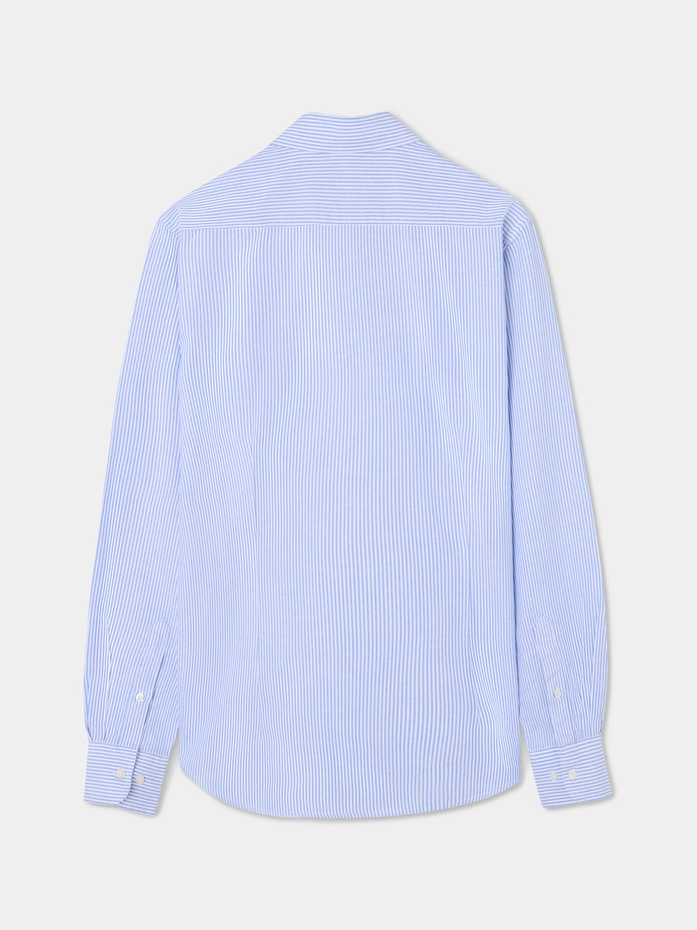 Chemise sport oxford rayures bleu moyen