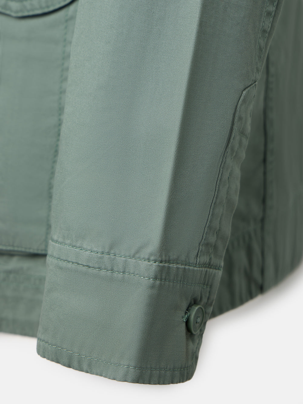 Parka militar tingida verde