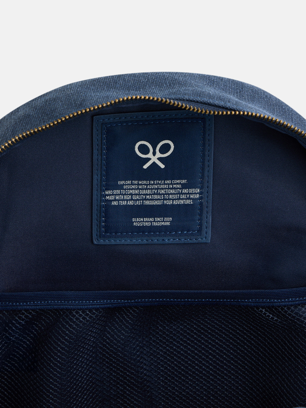 Mochila clasica azul marino