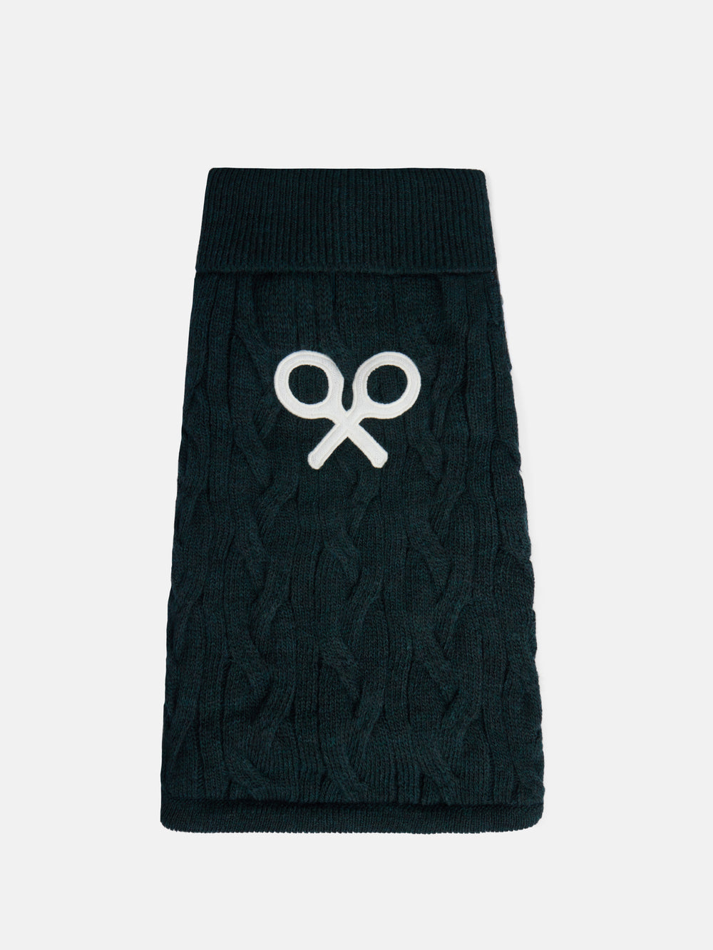 Jersey mascotas cuello vuelto verde